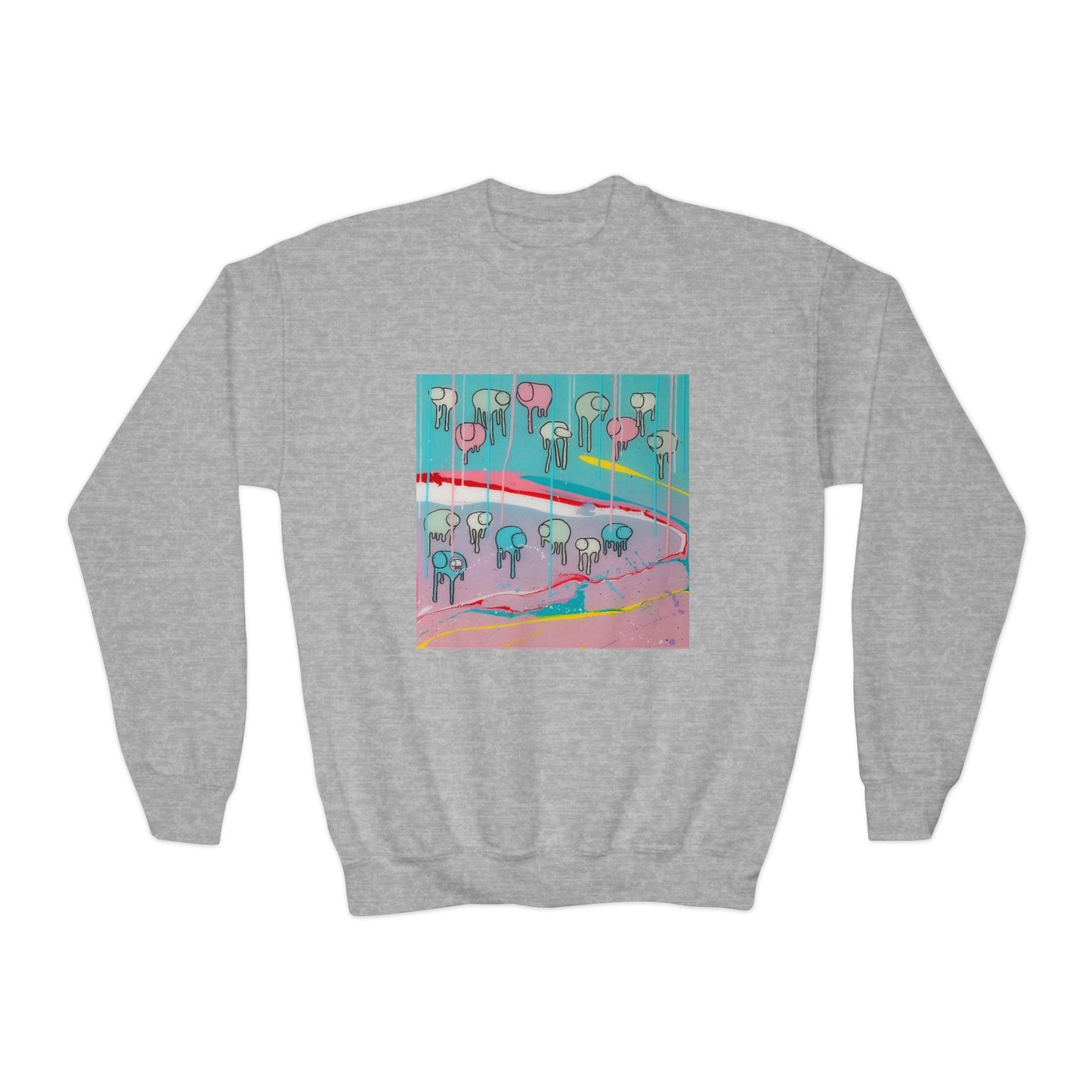 RAINING COWS "Martini Twist"  Kids Sweatshirt