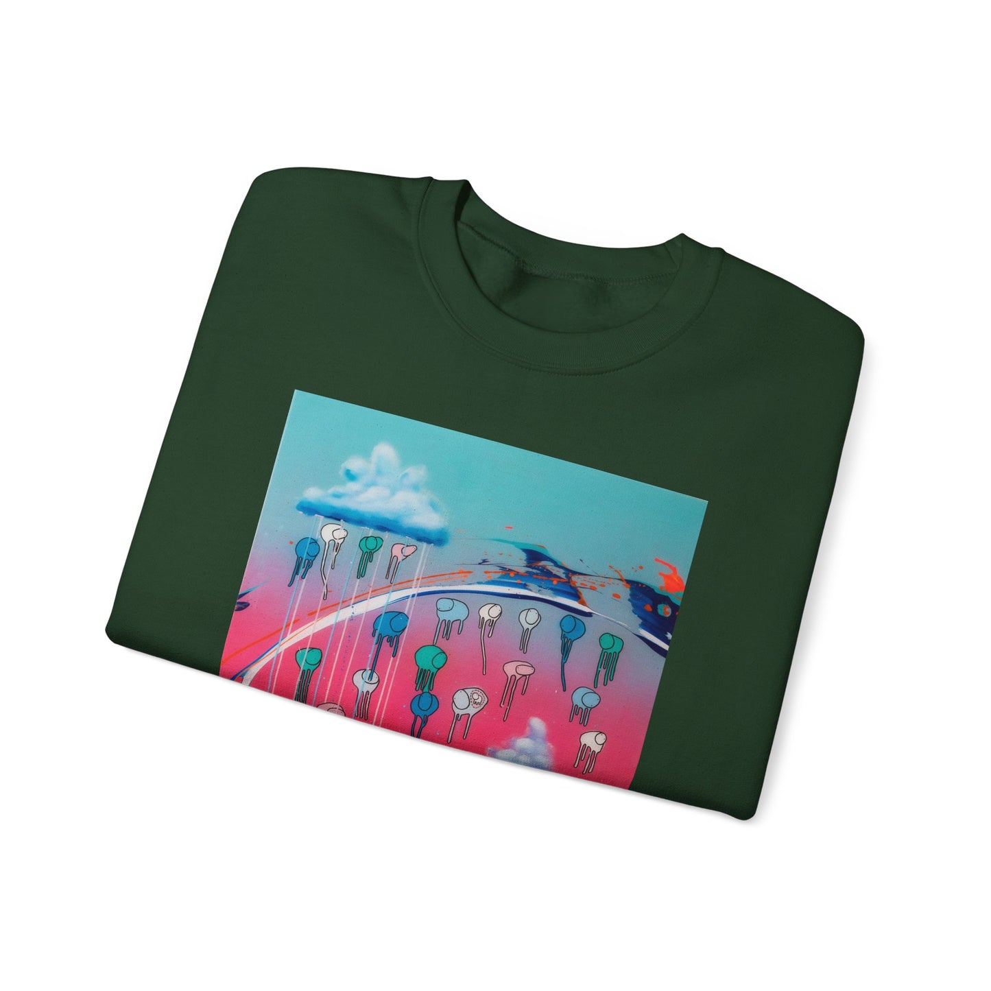 RAINING COWS "Vibrant Horizon" Sweatshirt