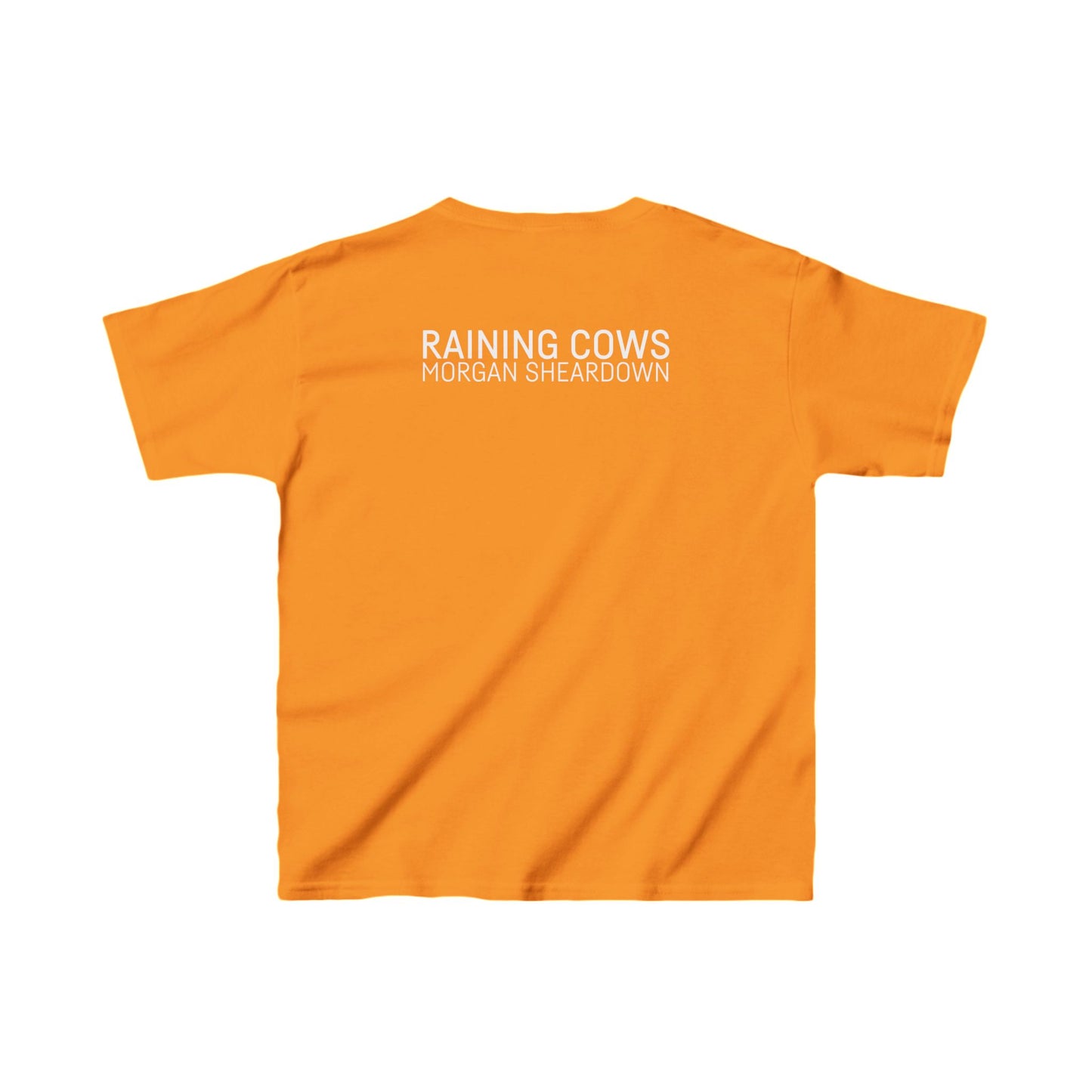 RAINING COWS "Yellow Interference" Kids Tee