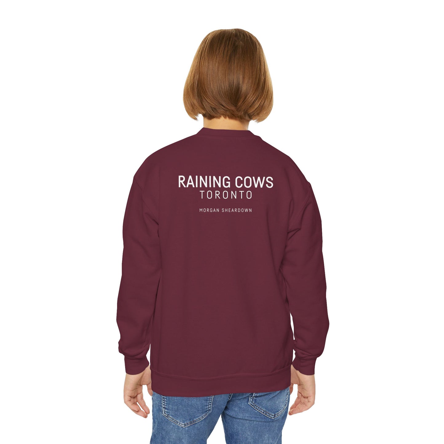 RAINING COWS "Martini Twist"  Kids Sweatshirt