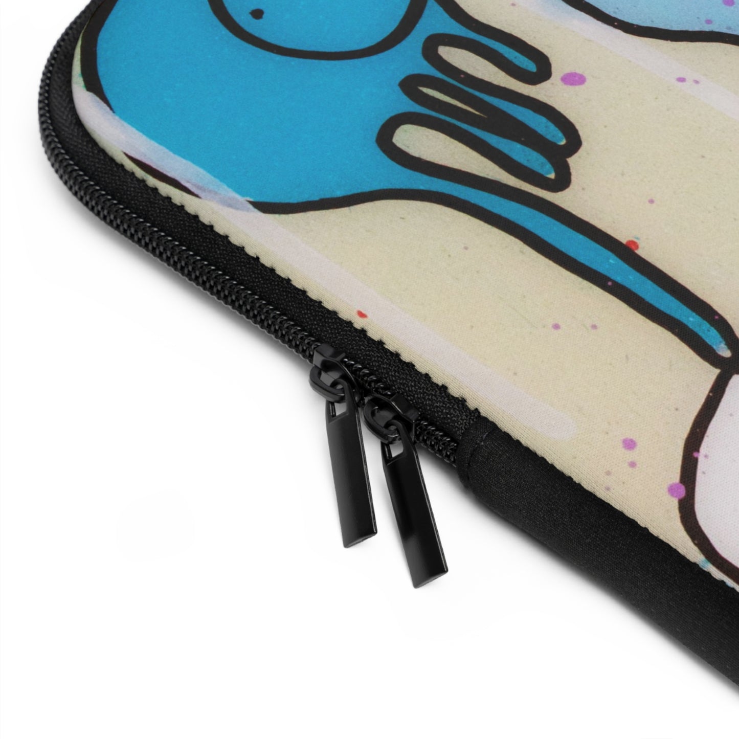 RAINING COWS "Blue Beach" Laptop Sleeve