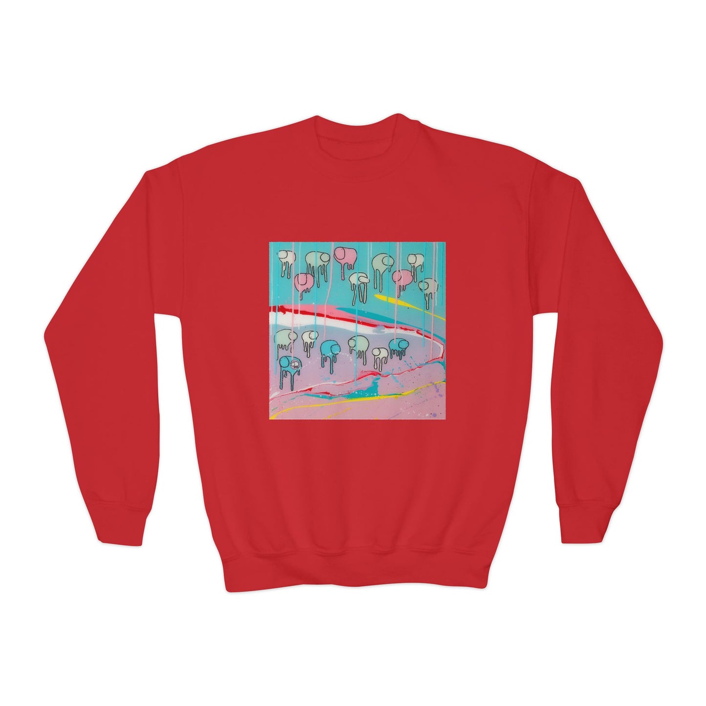 RAINING COWS "Martini Twist"  Kids Sweatshirt