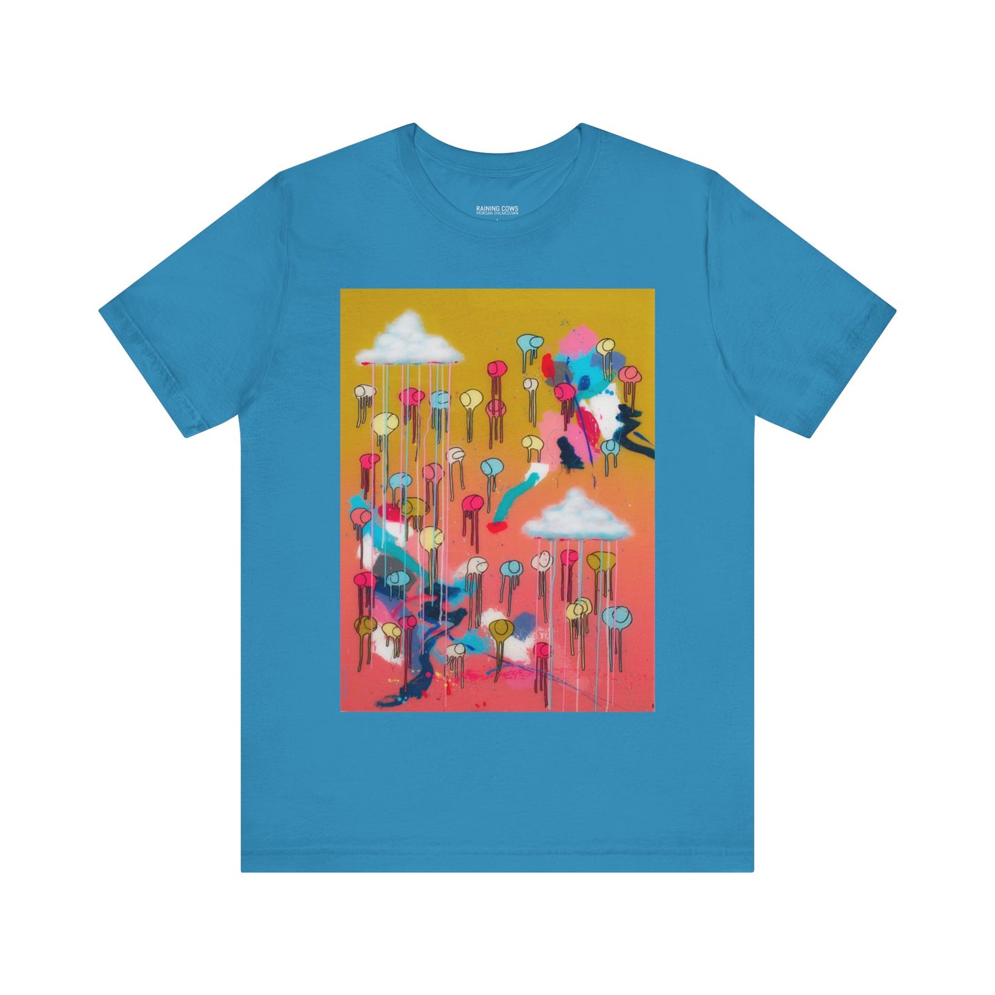 RAINING COWS "Bubble Gum Sun" T-Shirt