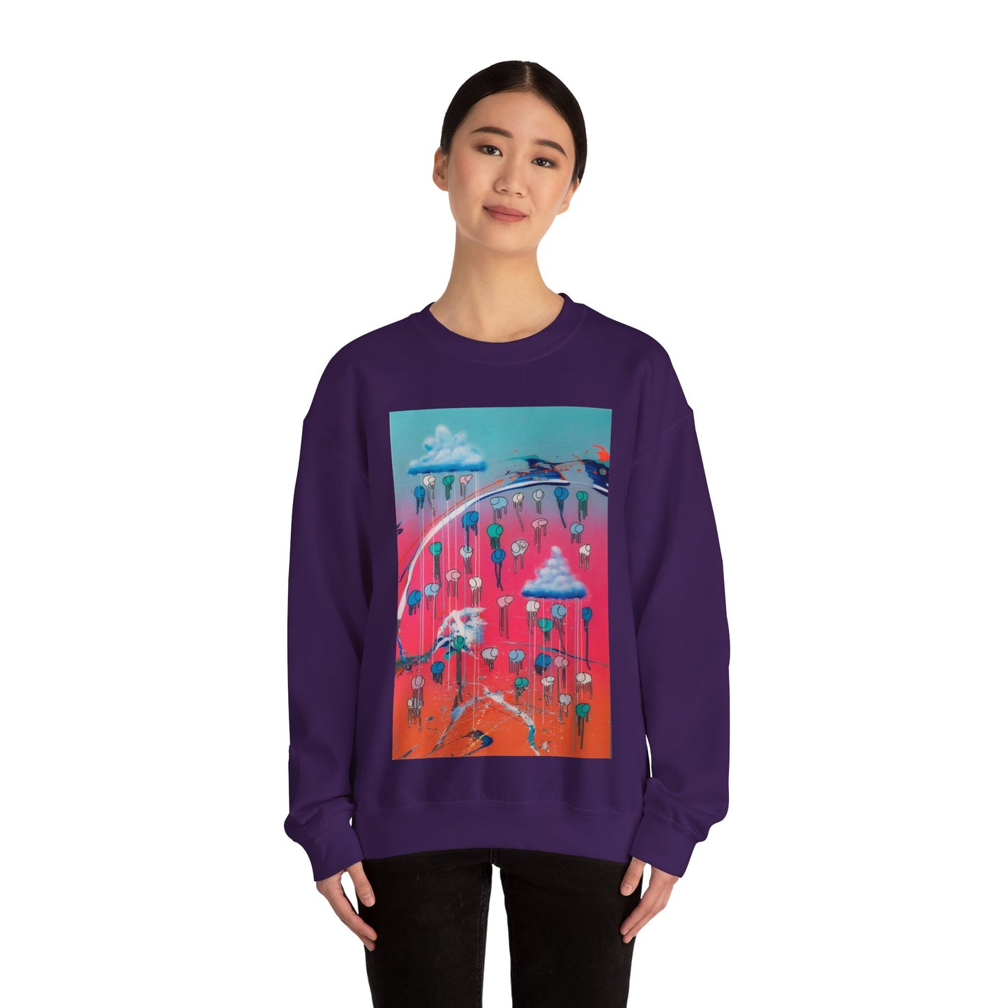 RAINING COWS "Vibrant Horizon" Sweatshirt