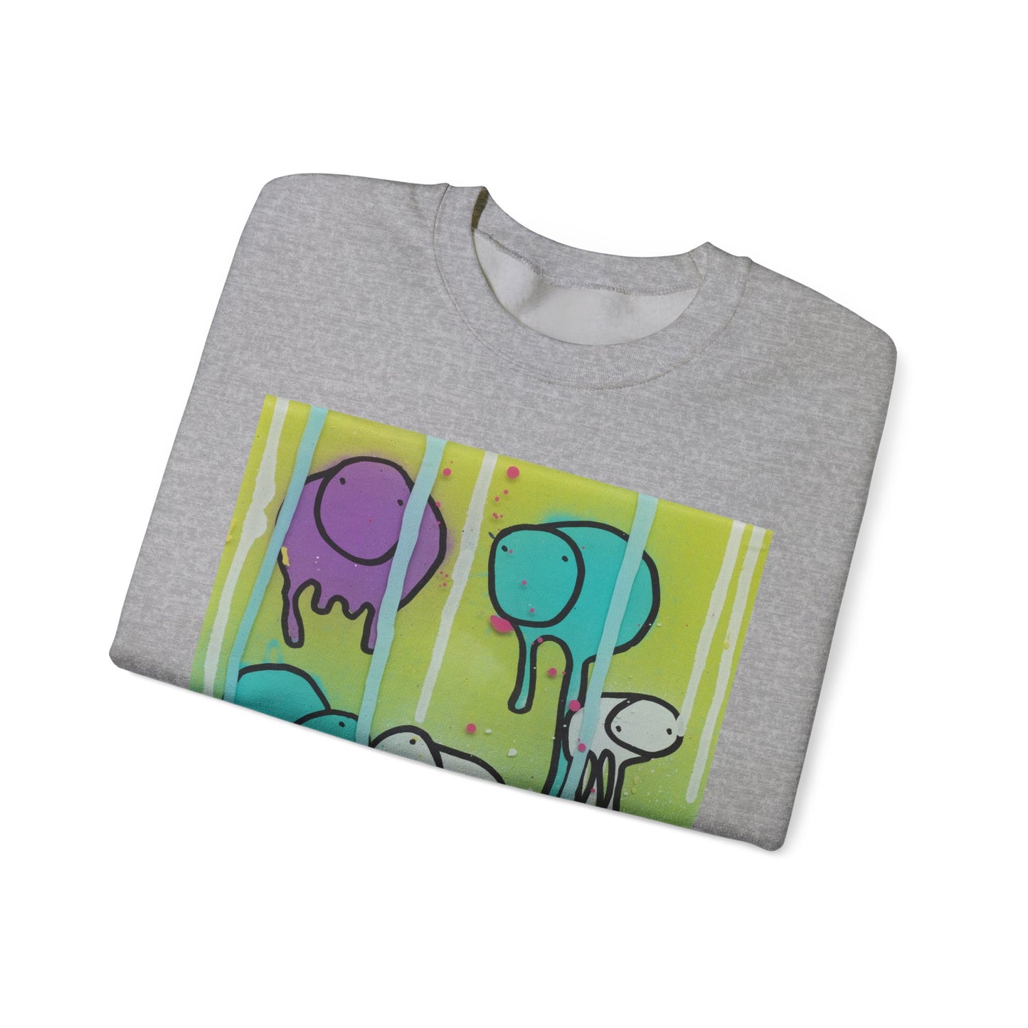 RAINING COWS "Lime Sunrise" Sweatshirt