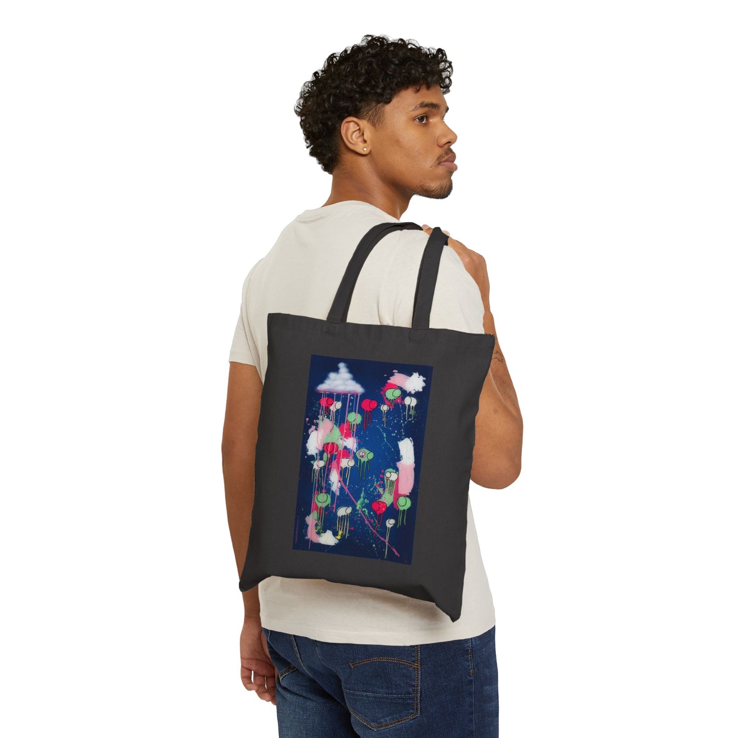 RAINING COWS "Pink Lightning" Tote Bag