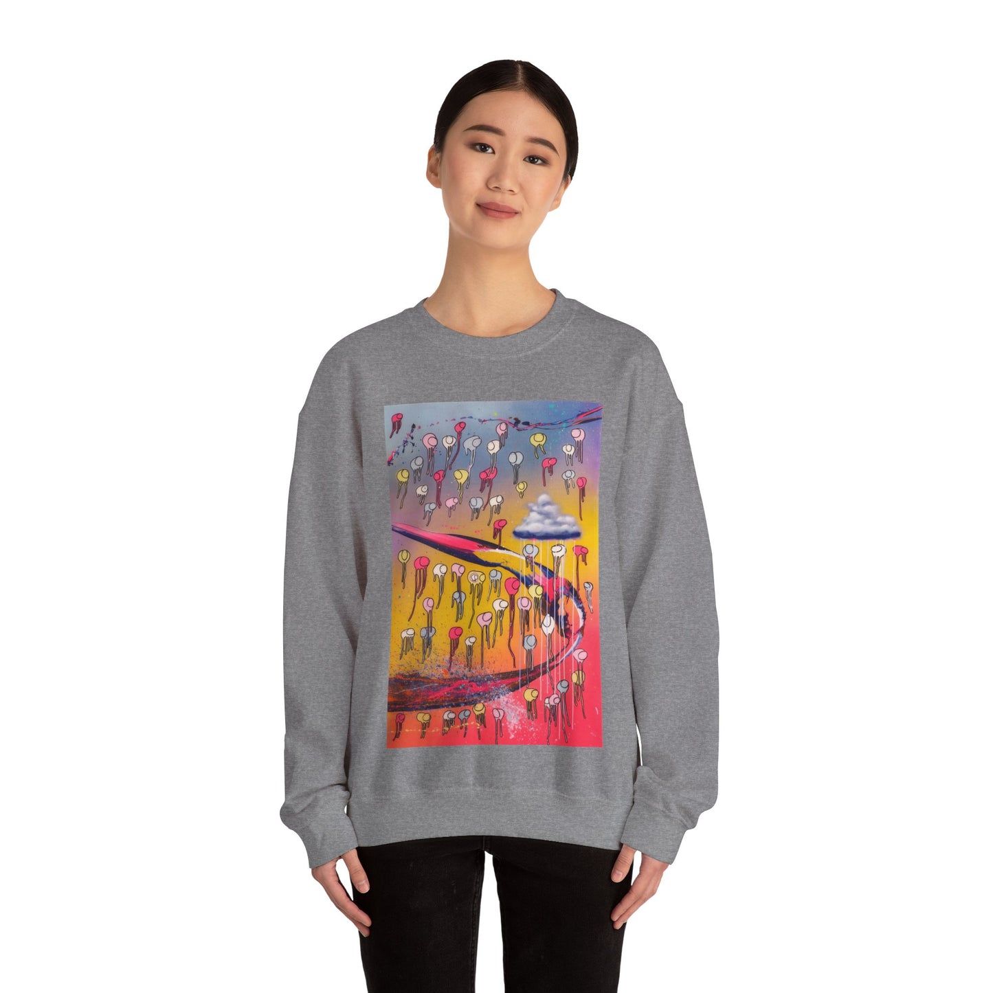 RAINING COWS " "Midnight Sax"" Sweatshirt