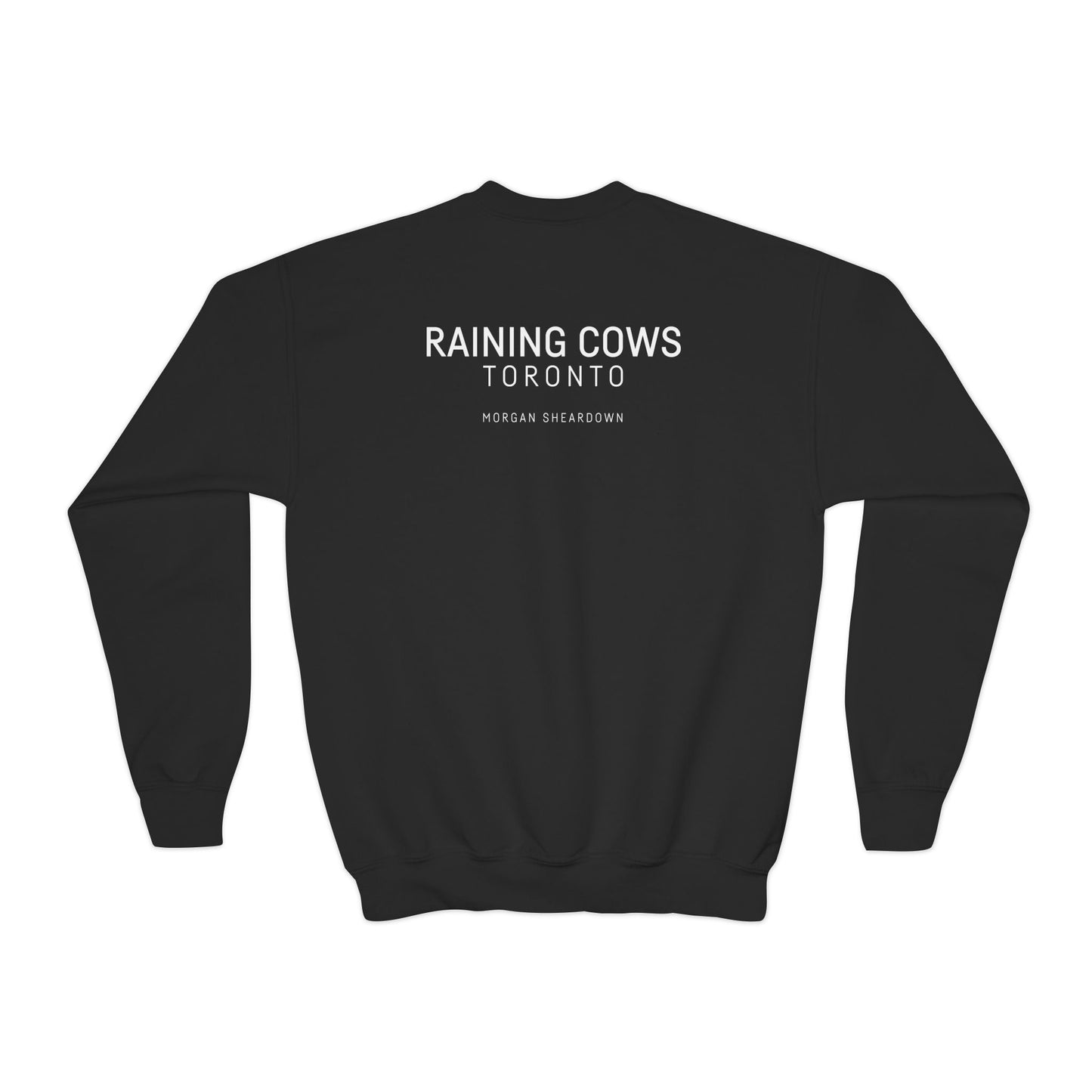 RAINING COWS "Purple Alley Way" Kids Sweatshirt