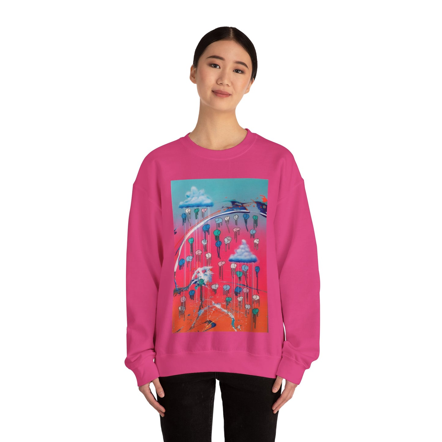 RAINING COWS "Vibrant Horizon" Sweatshirt