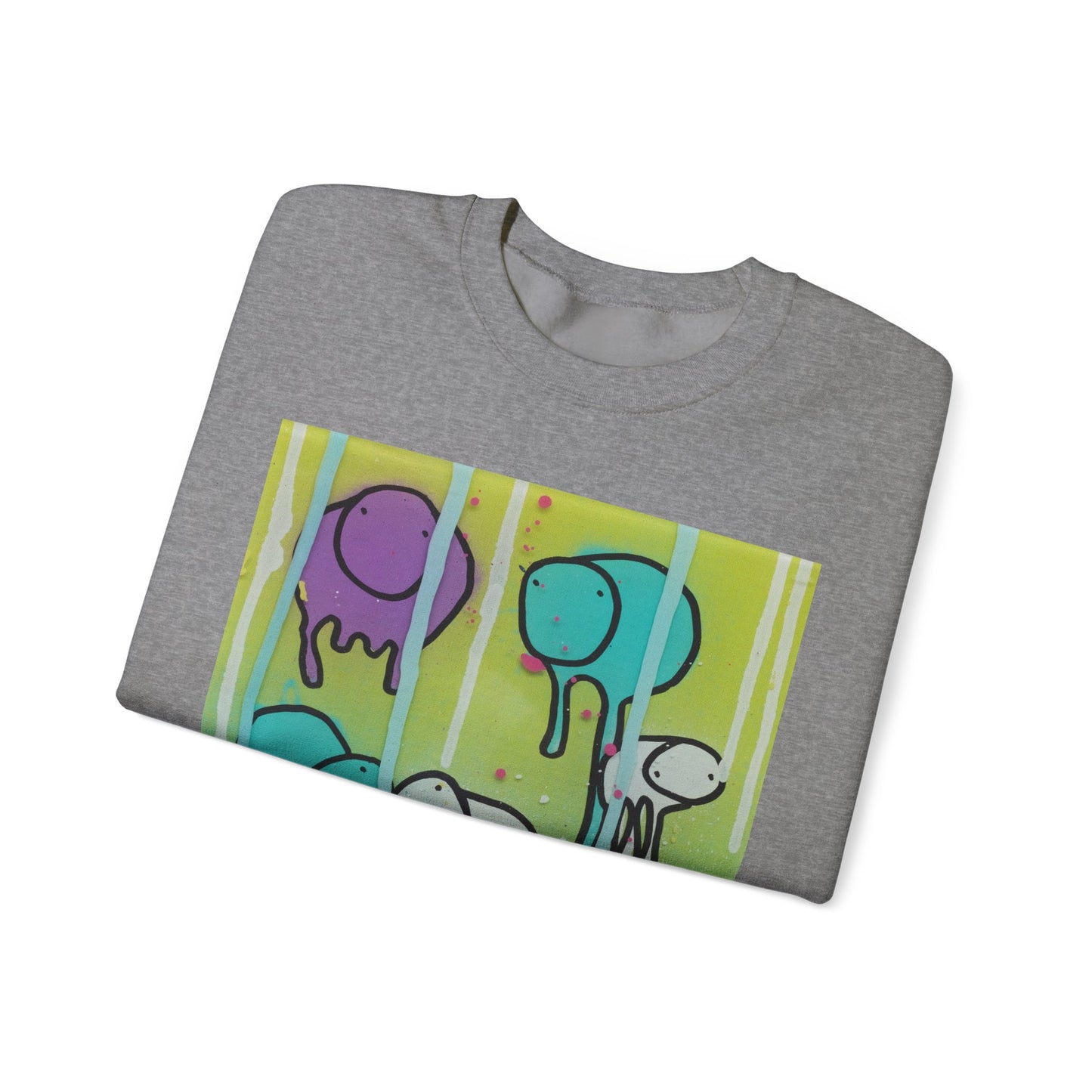 RAINING COWS "Lime Sunrise" Sweatshirt