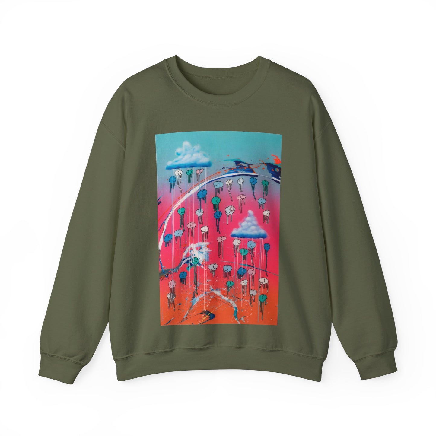 RAINING COWS "Vibrant Horizon" Sweatshirt