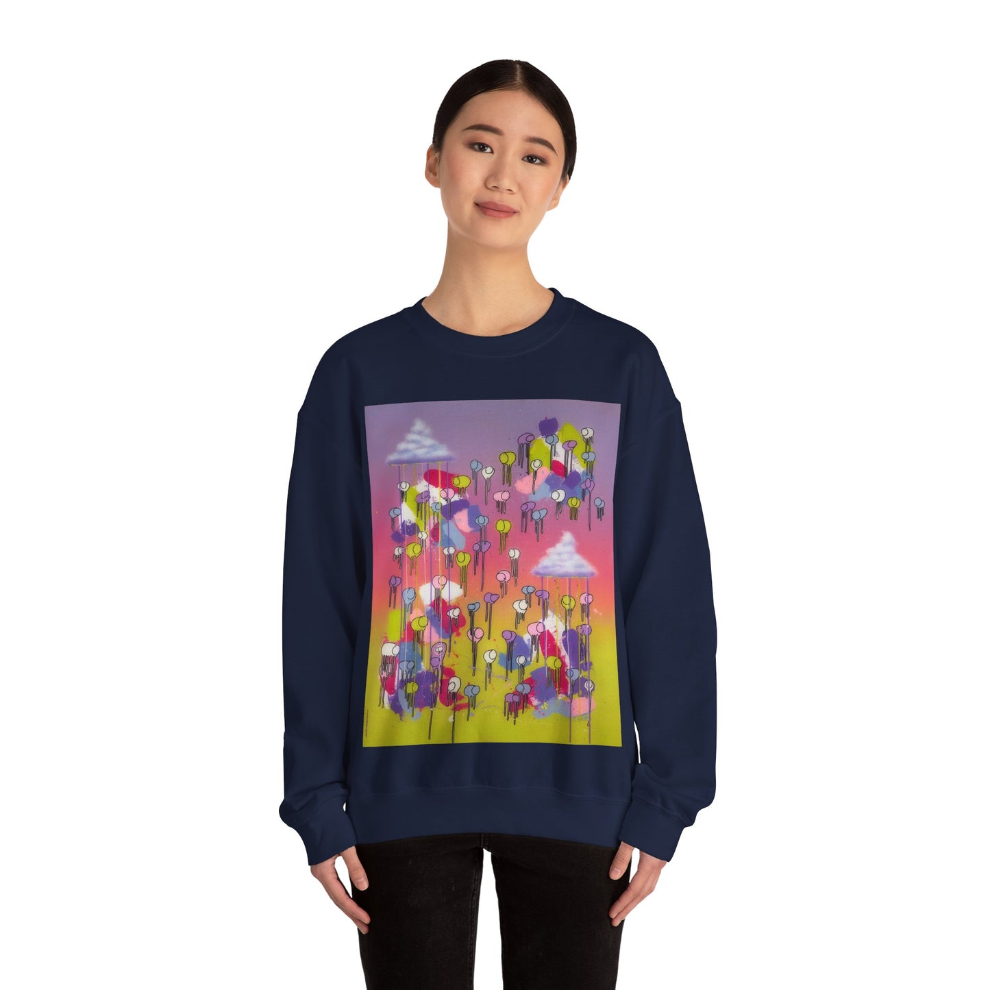 RAINING COWS "Sky Blossom" Sweatshirt