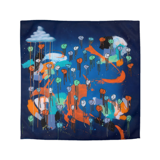 RAINING COWS "The Other Side of Midnight" Duvet Cover