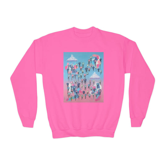 RAINING COWS "Sky Blossom" Kids Sweatshirt