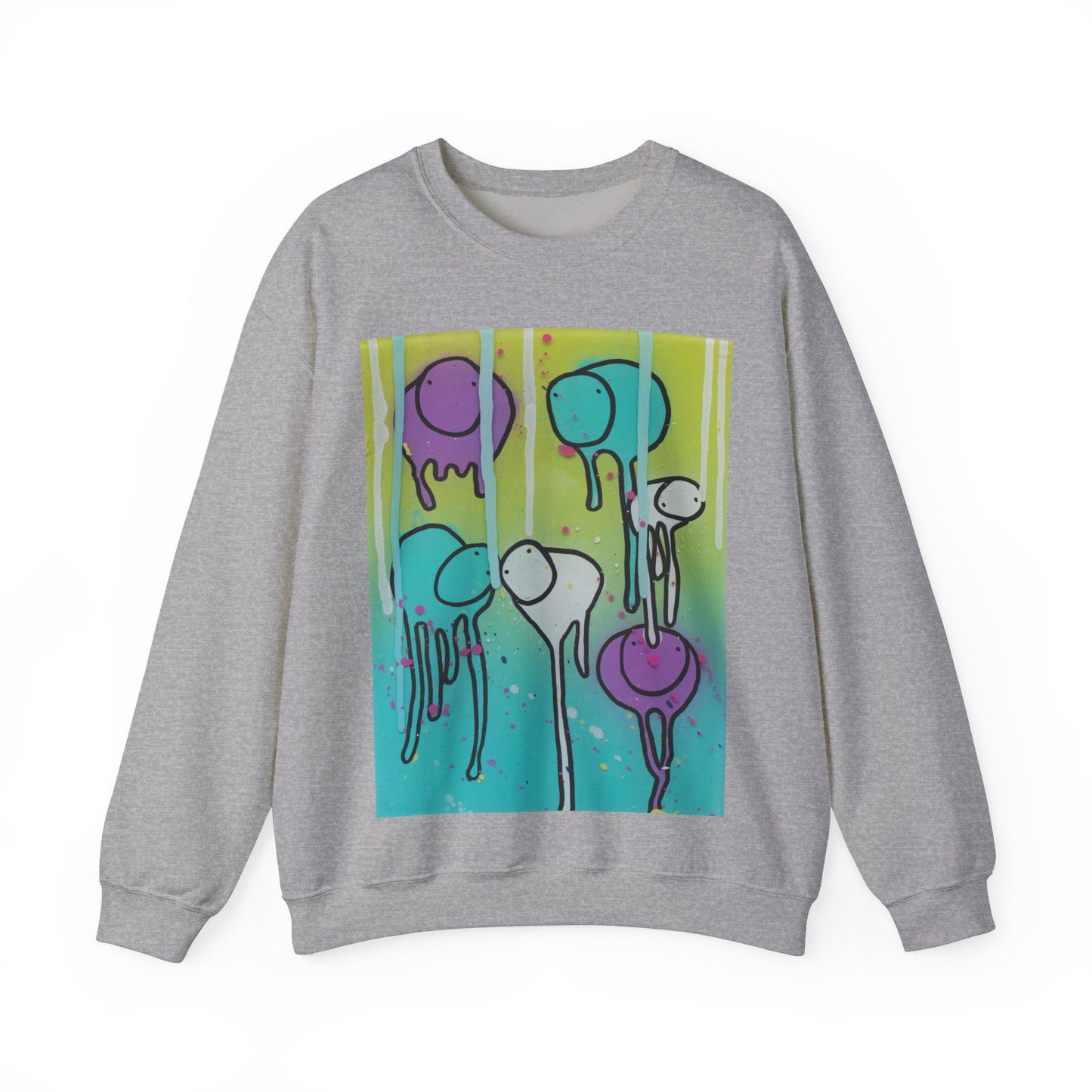 RAINING COWS "Lime Sunrise" Sweatshirt