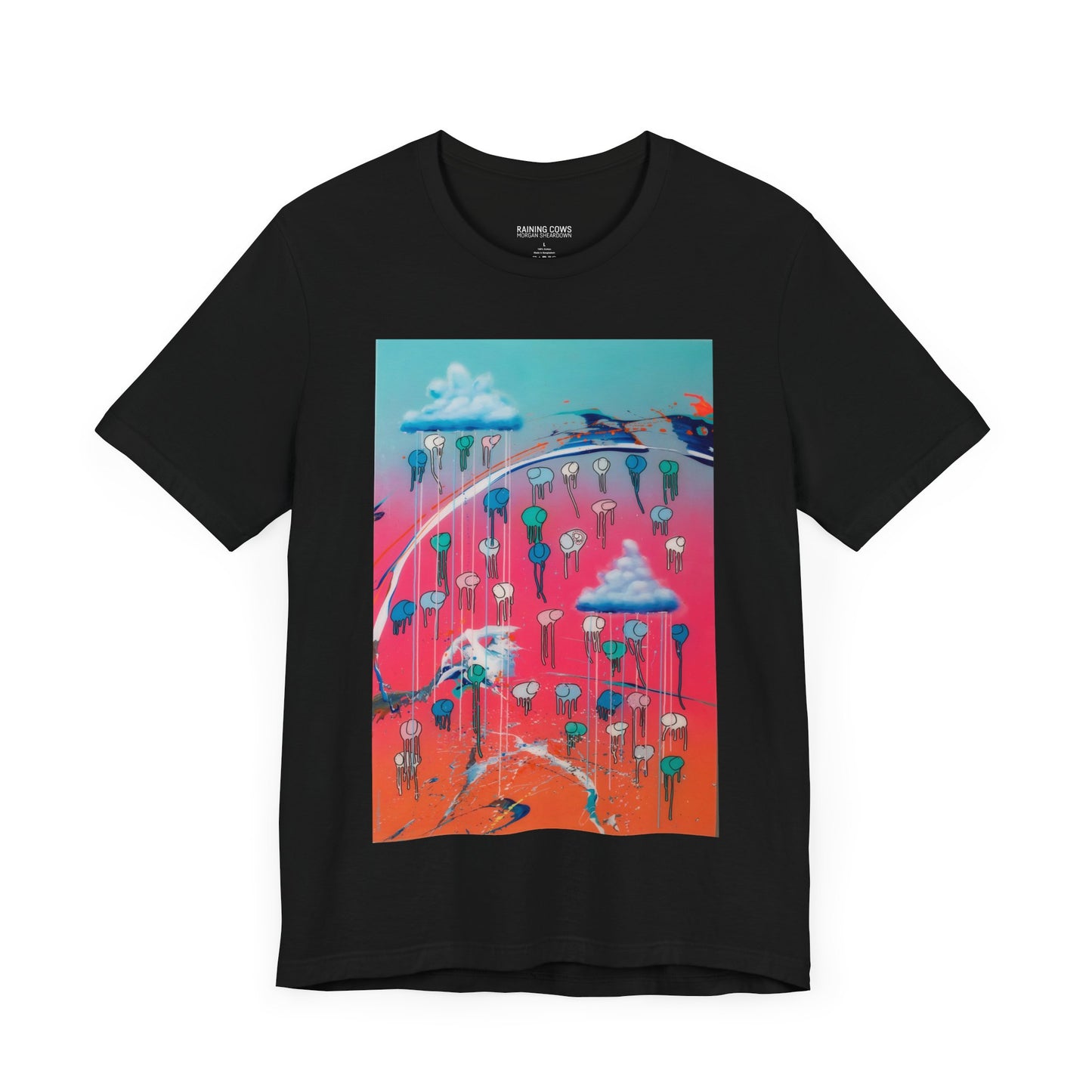 RAINING COWS "Vibrant Horizon" T-Shirt