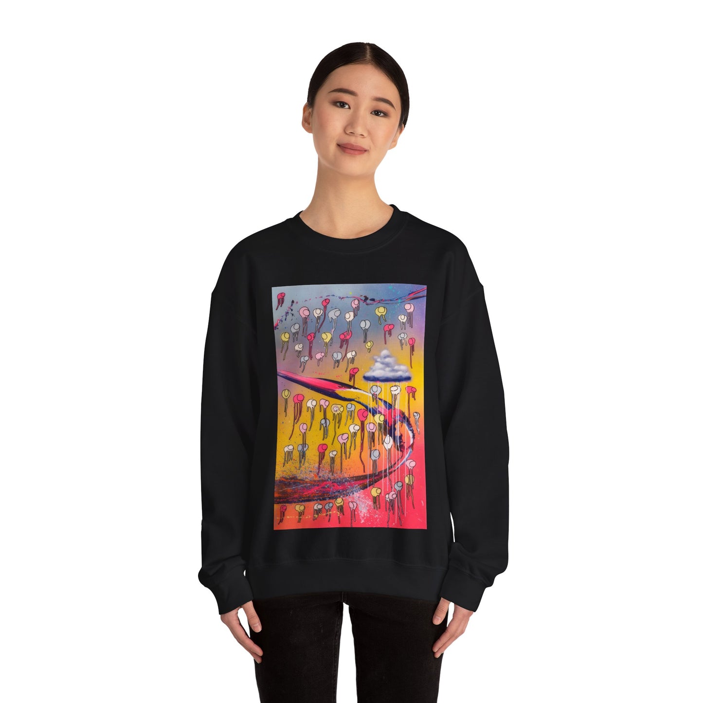 RAINING COWS " "Midnight Sax"" Sweatshirt