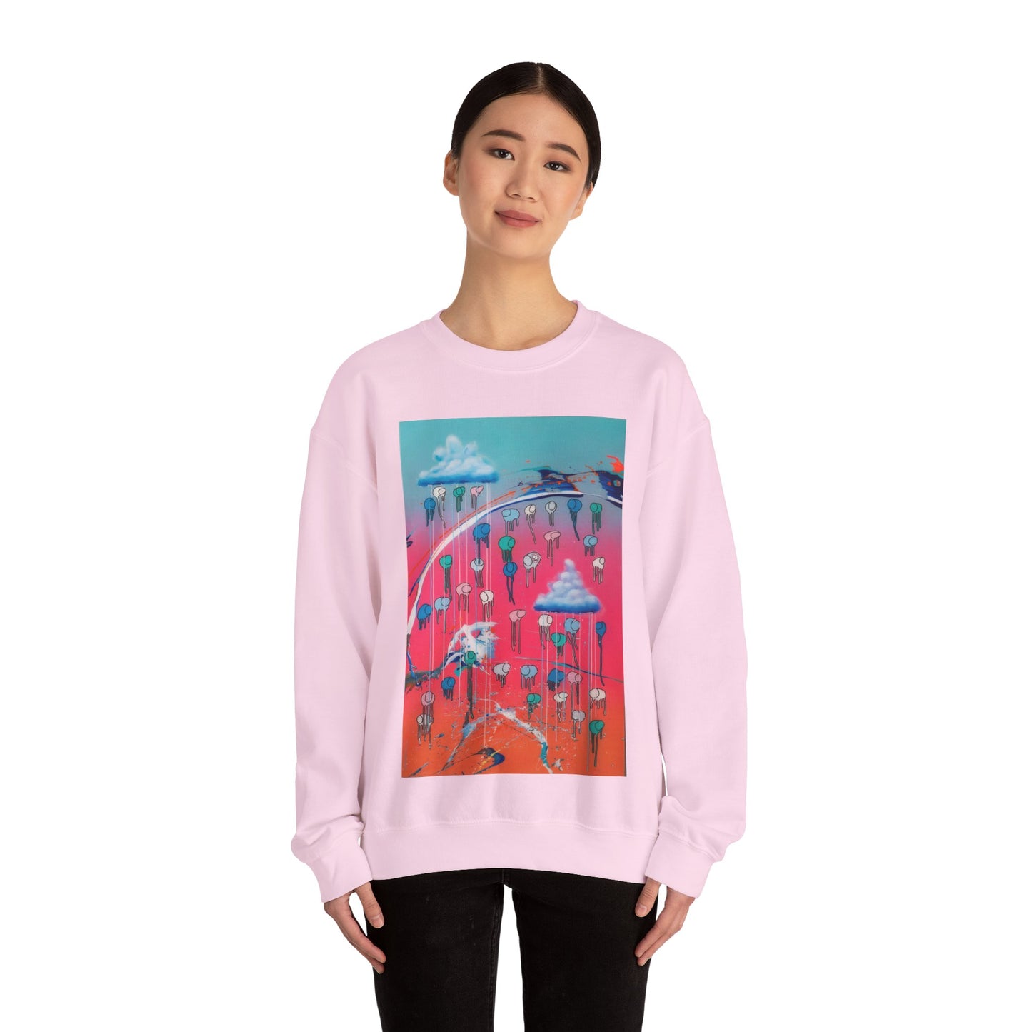 RAINING COWS "Vibrant Horizon" Sweatshirt