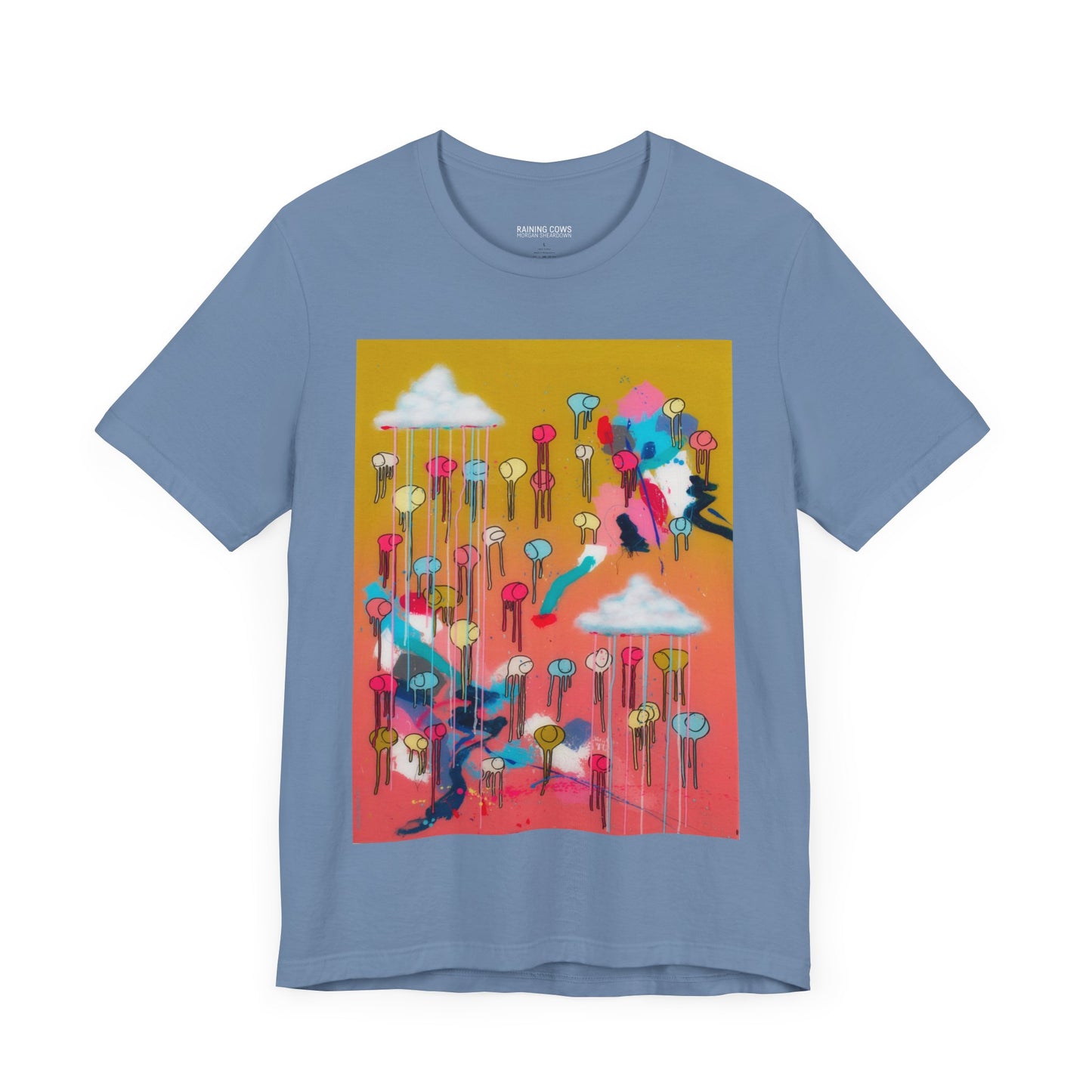 RAINING COWS "Bubble Gum Sun" T-Shirt