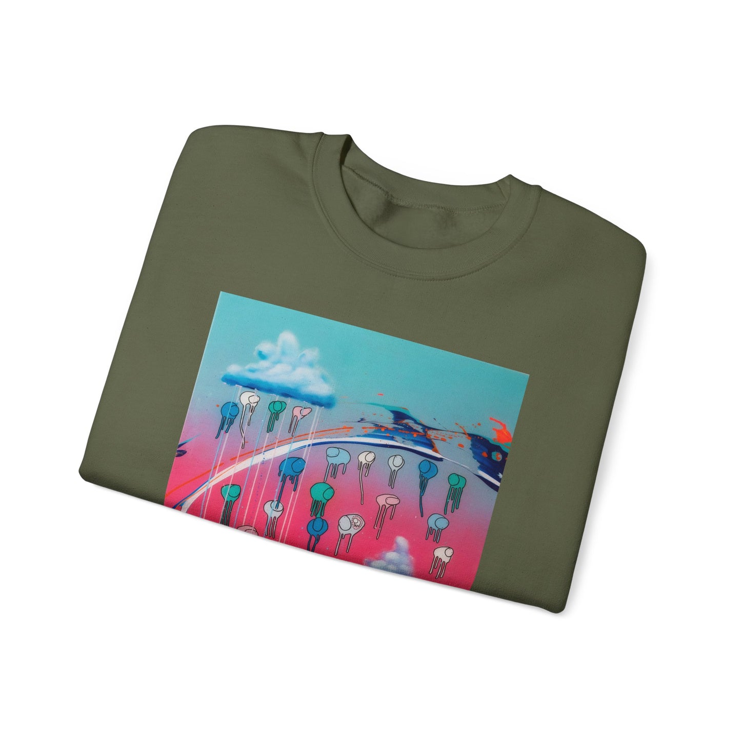 RAINING COWS "Vibrant Horizon" Sweatshirt