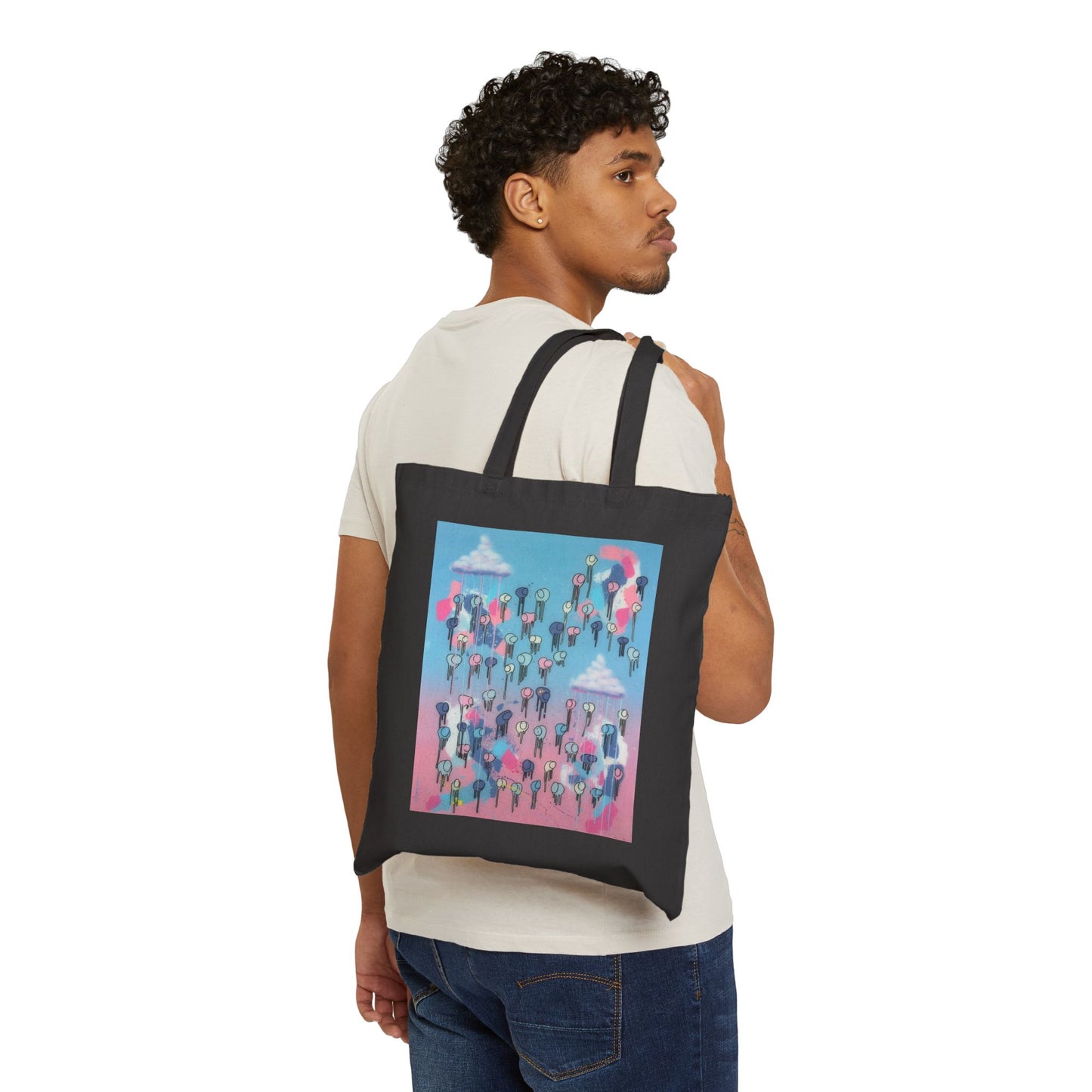 RAINING COWS "Sky Blossom" Tote Bag