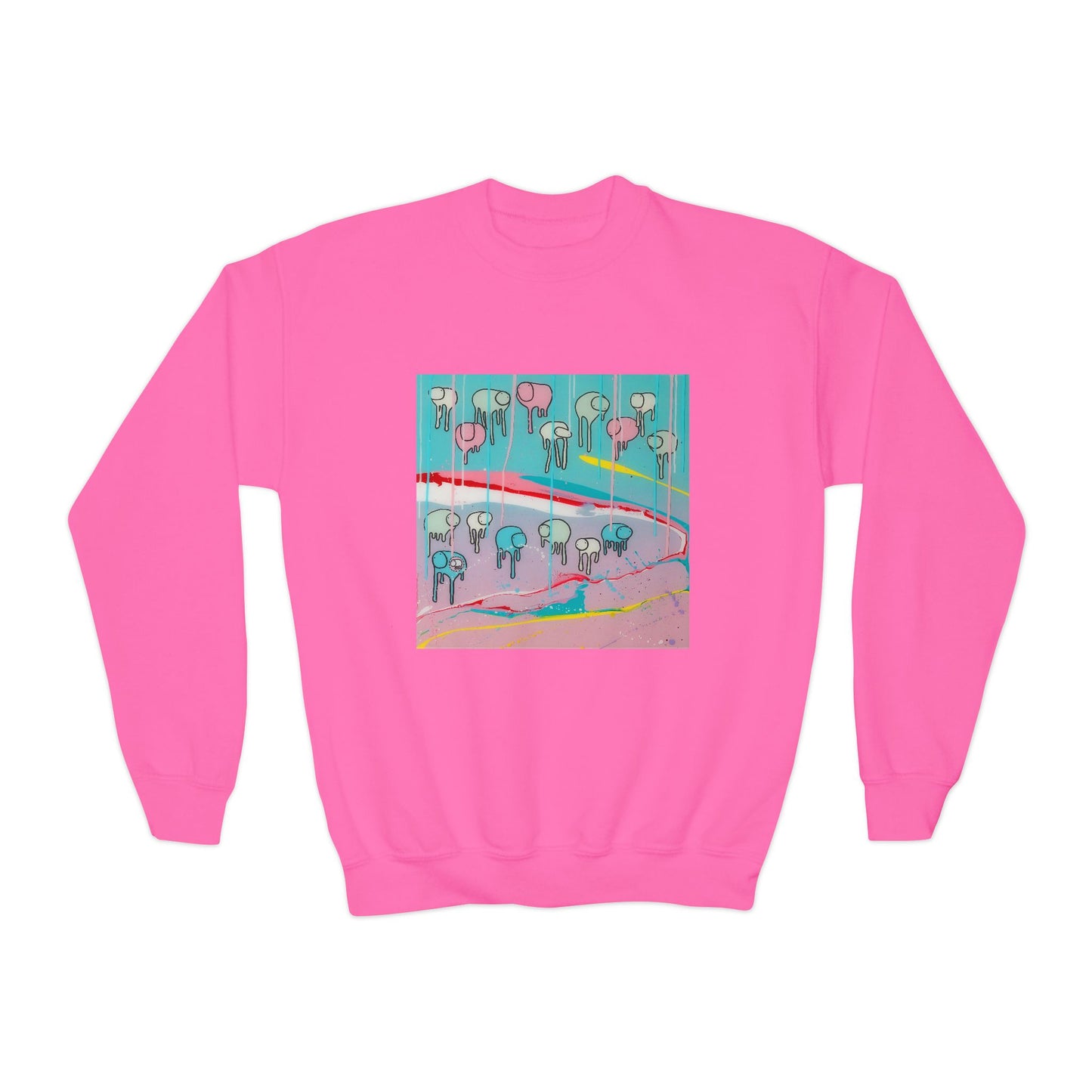 RAINING COWS "Martini Twist"  Kids Sweatshirt