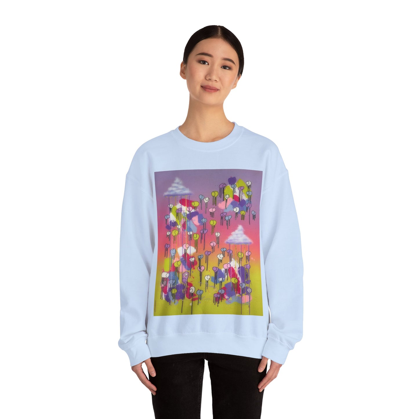 RAINING COWS "Sky Blossom" Sweatshirt