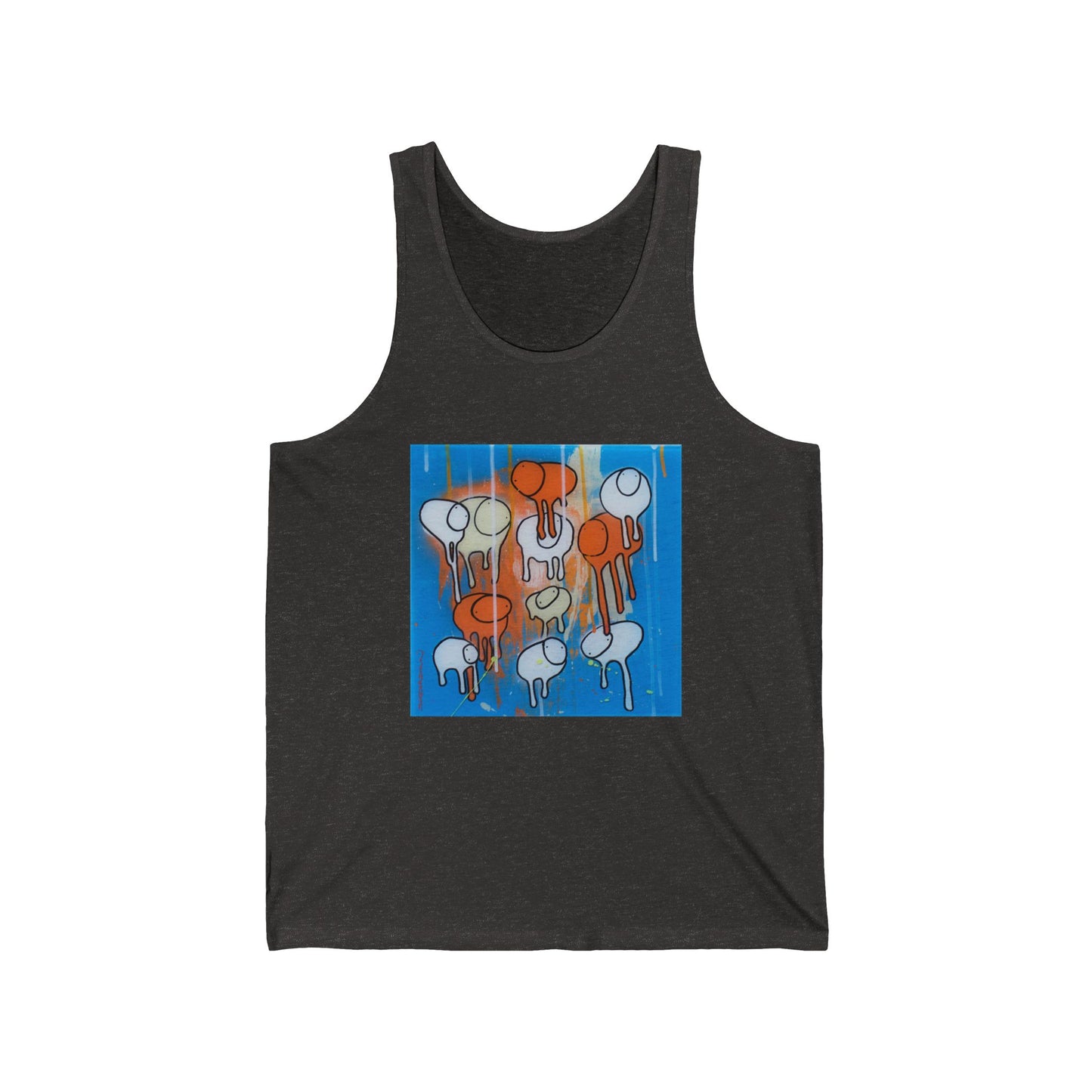 RAINING COWS "Blue Oranges" Tank Top