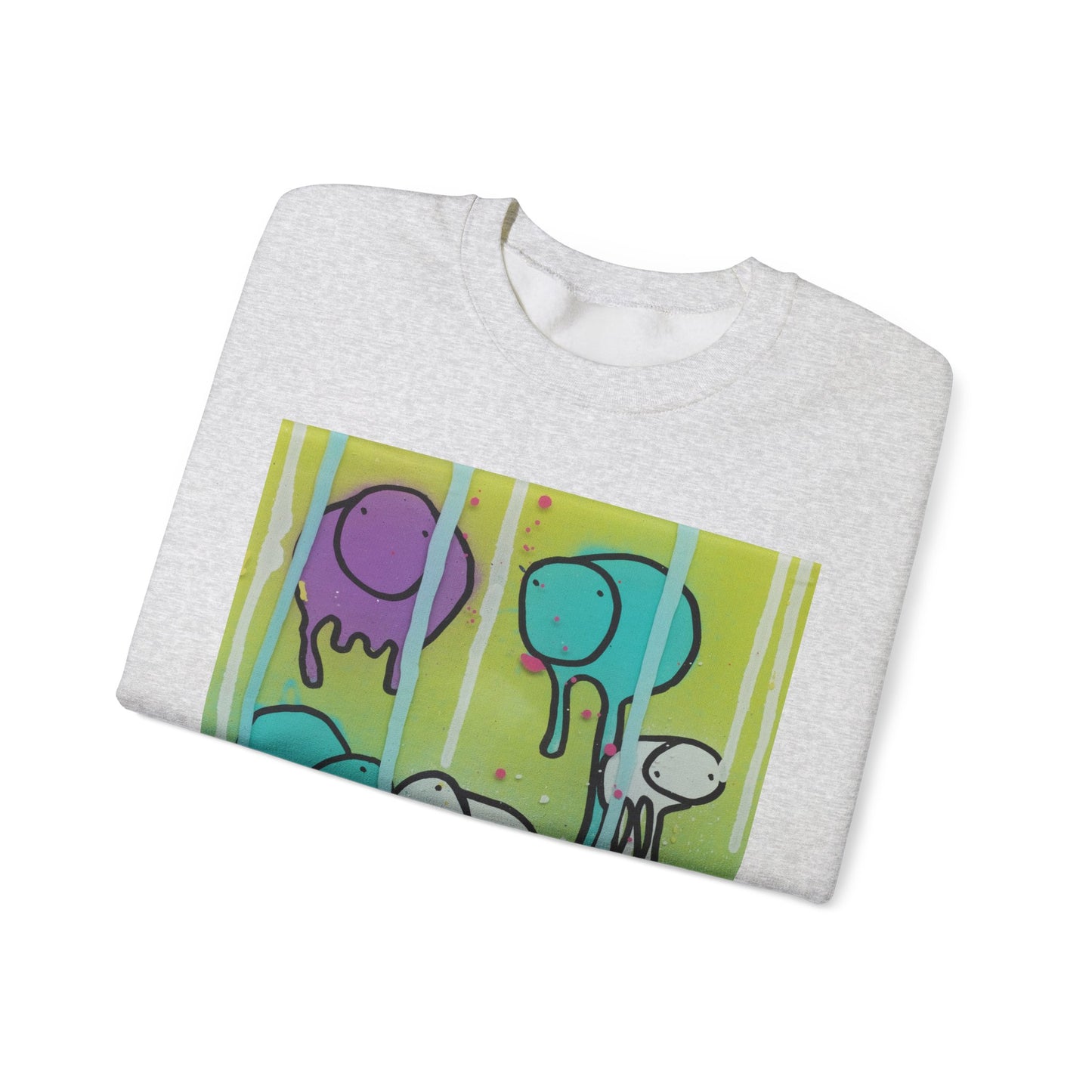 RAINING COWS "Lime Sunrise" Sweatshirt