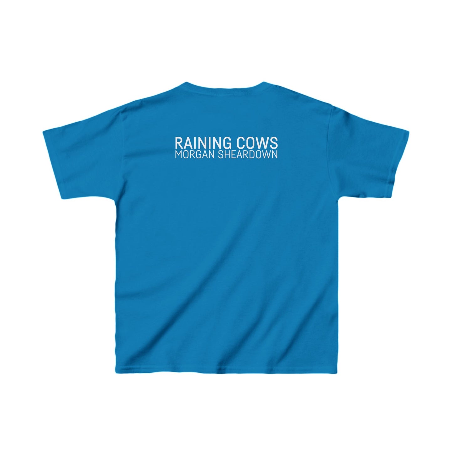 RAINING COWS "Yellow Interference" Kids Tee