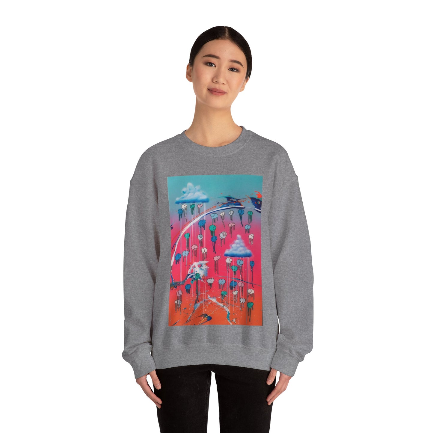 RAINING COWS "Vibrant Horizon" Sweatshirt