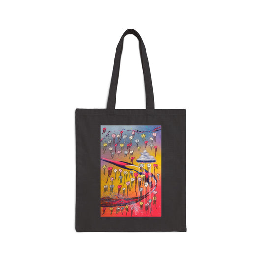 RAINING COWS "Midnight Sax" Tote Bag