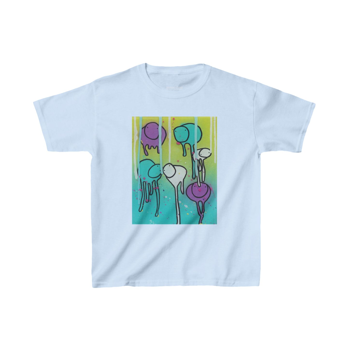 RAINING COWS "Lime Sunrise" Kids Tee