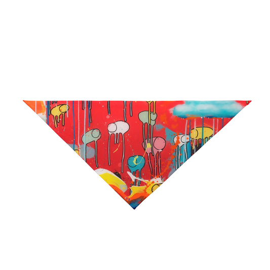 RAINING COWS "Rainbow After the Storm" Pet Bandana