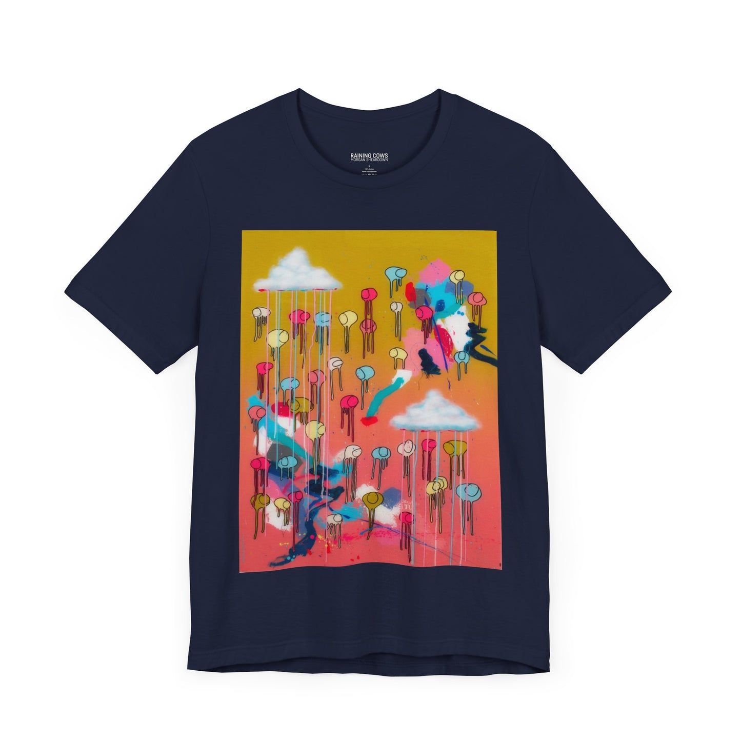 RAINING COWS "Bubble Gum Sun" T-Shirt