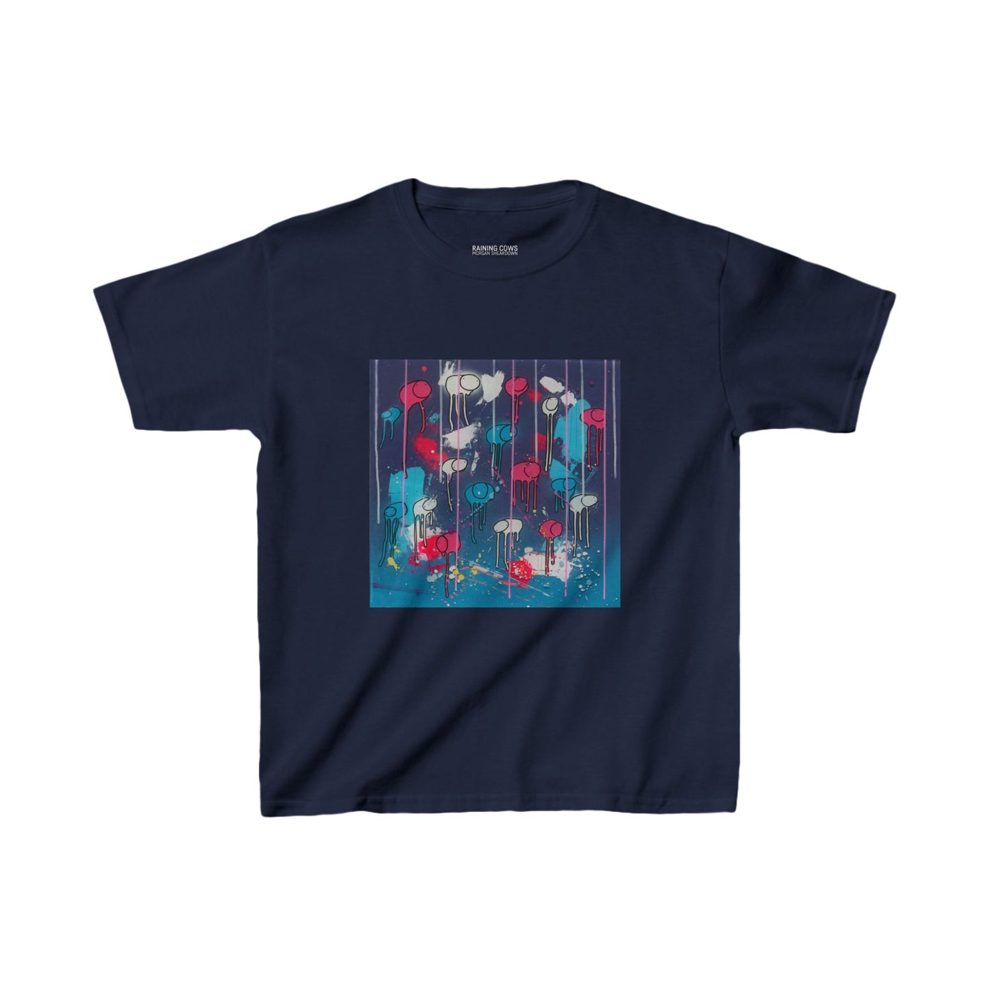 RAINING COWS "Ocean Night Fall" Kids Tee