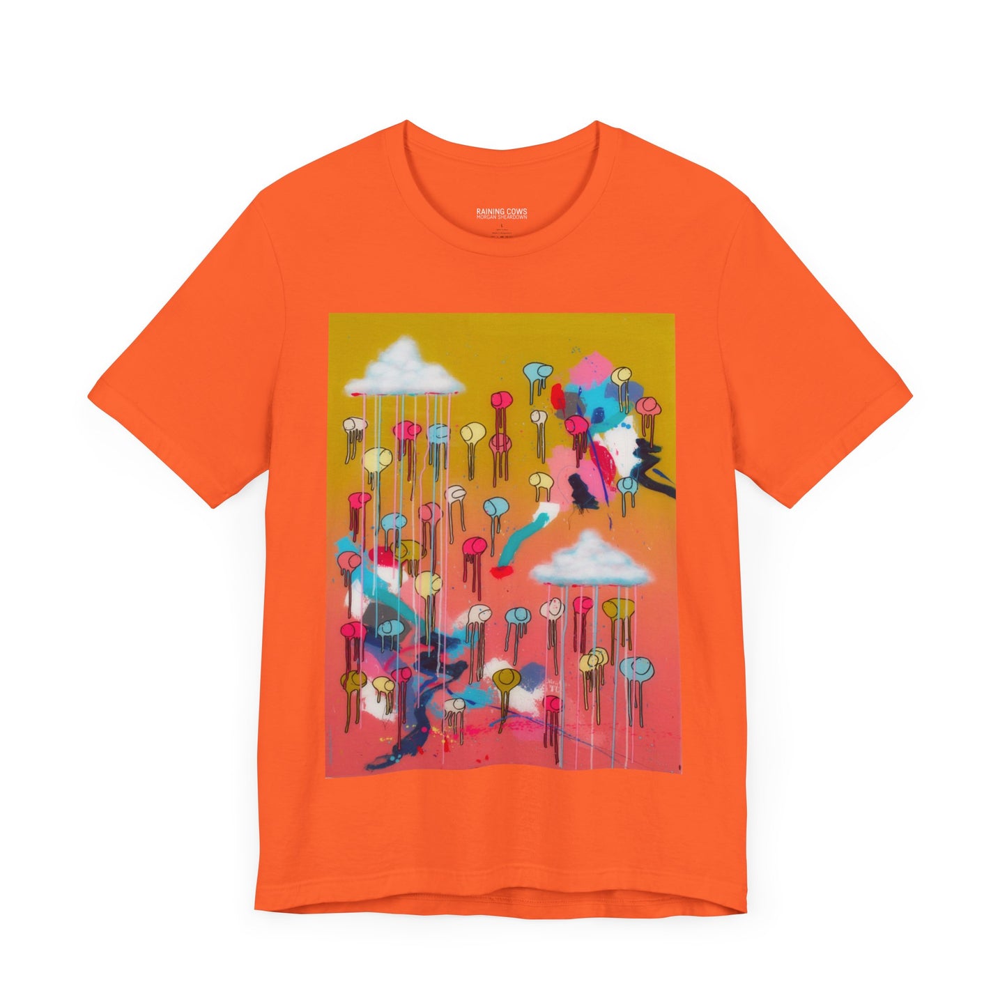 RAINING COWS "Bubble Gum Sun" T-Shirt