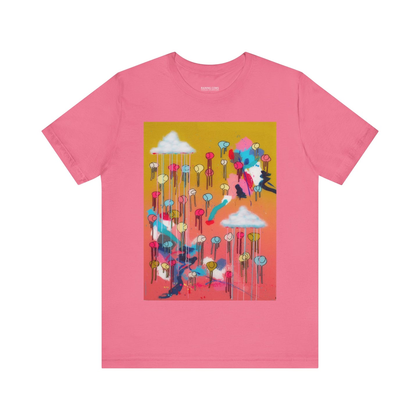 RAINING COWS "Bubble Gum Sun" T-Shirt