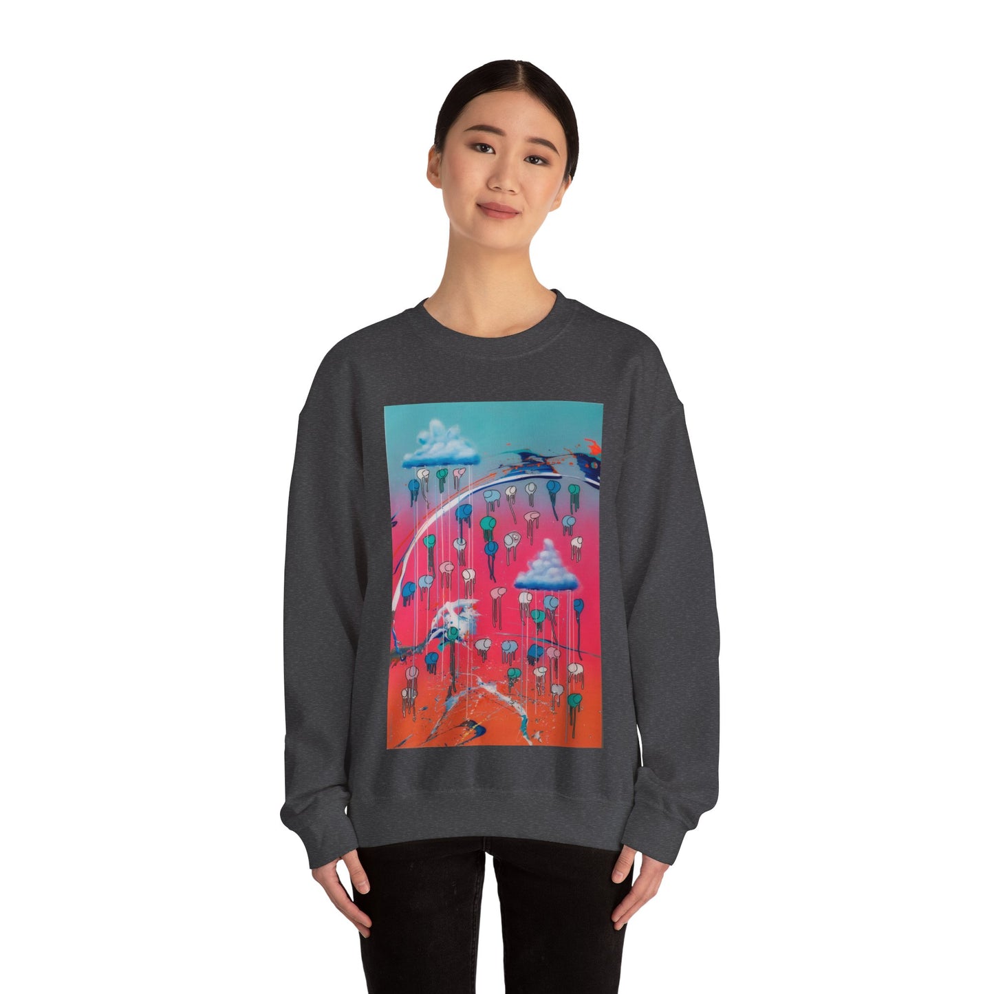 RAINING COWS "Vibrant Horizon" Sweatshirt