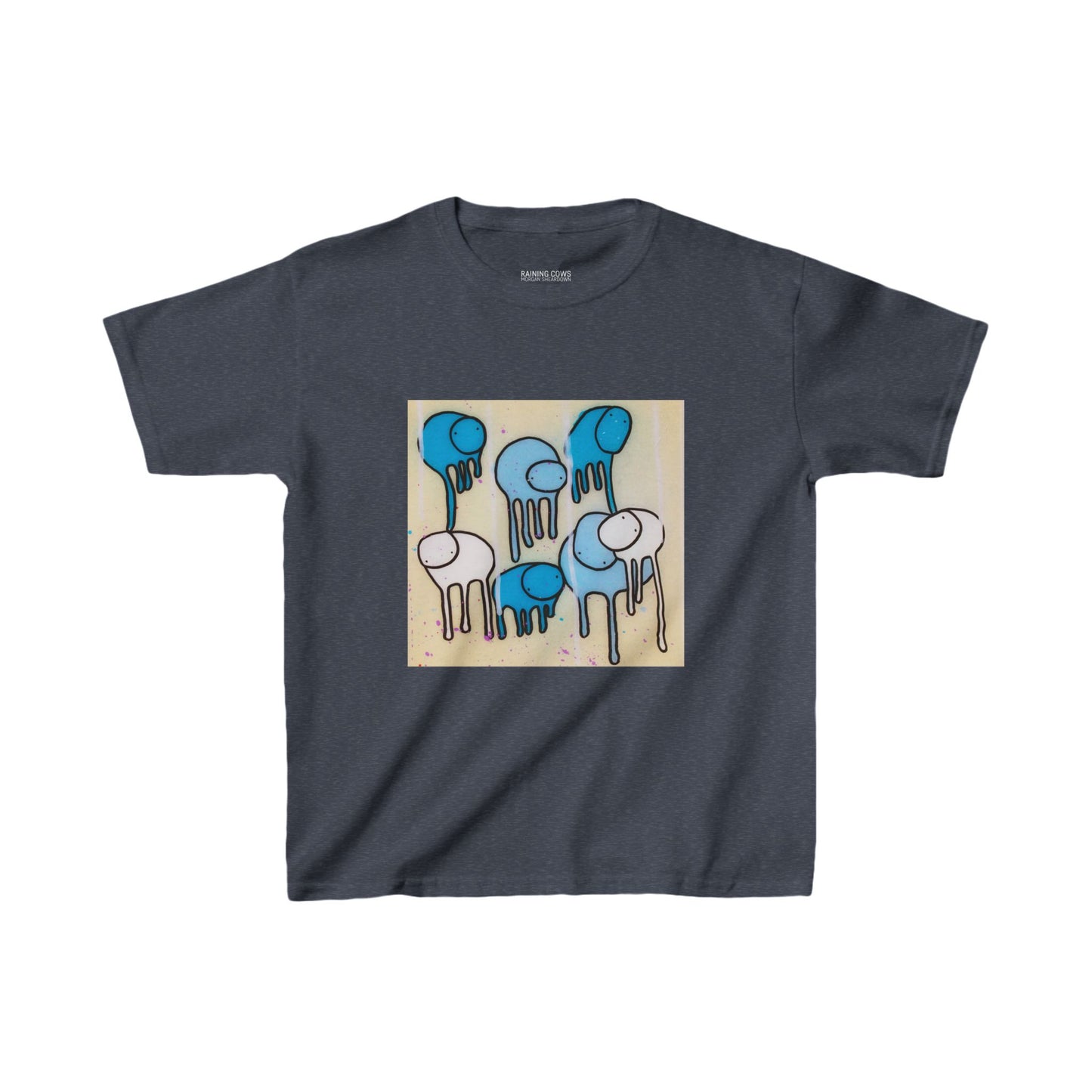 RAINING COWS "Blue Sand" Kids Tee