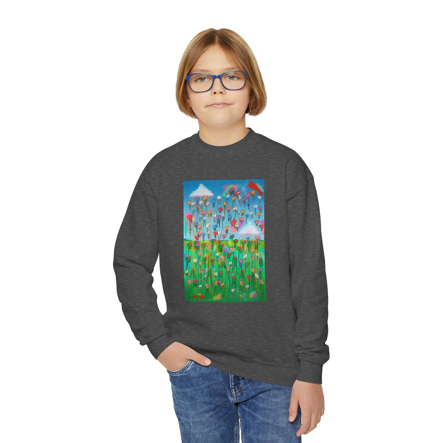 RAINING COWS "Arose After the Storm" Kids Sweatshirt