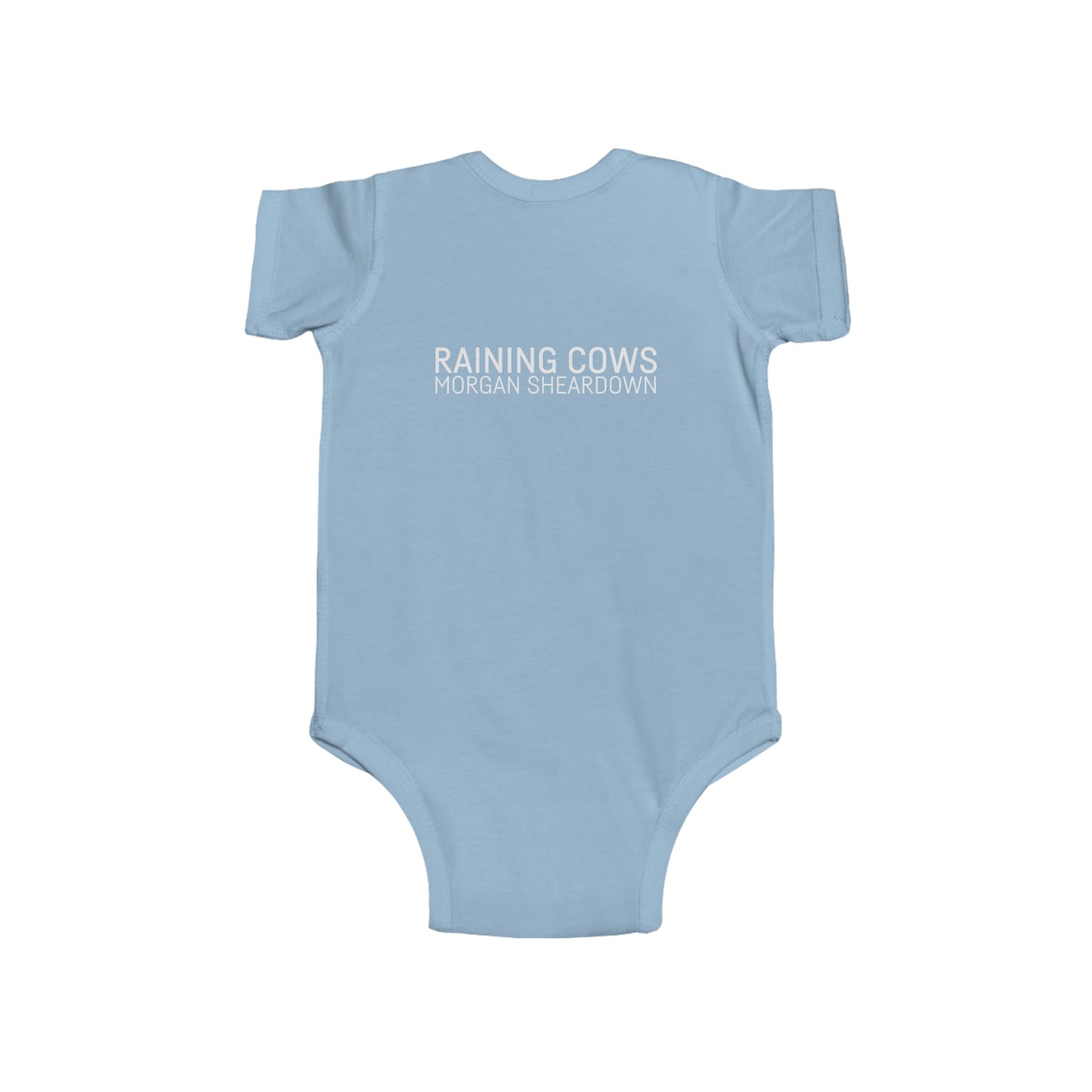 RAINING COWS "Blue Ocean" Baby Onesie