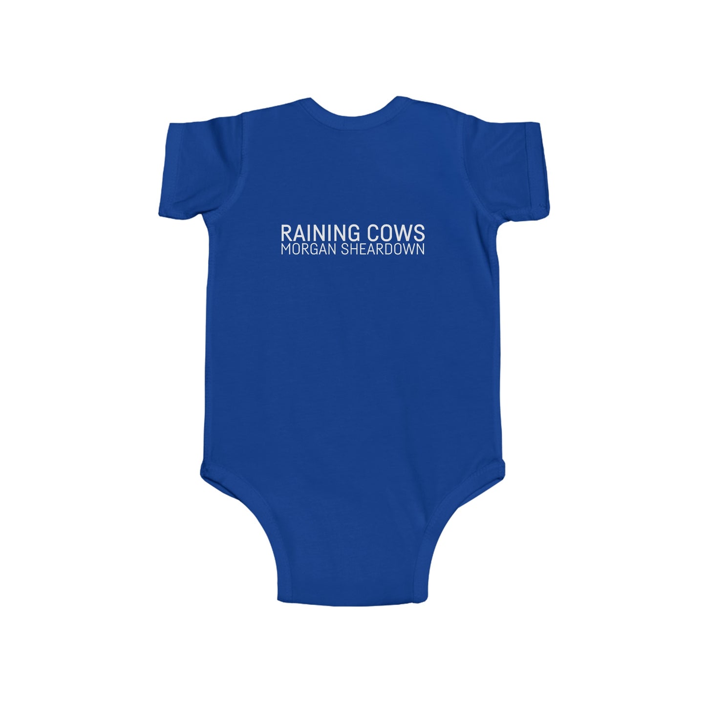 RAINING COWS "Blue Ocean" Baby Onesie