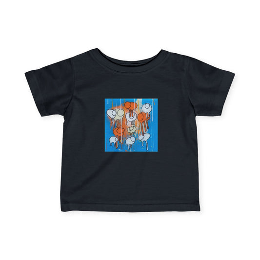 RAINING COWS "Blue Oranges" Infant Tee