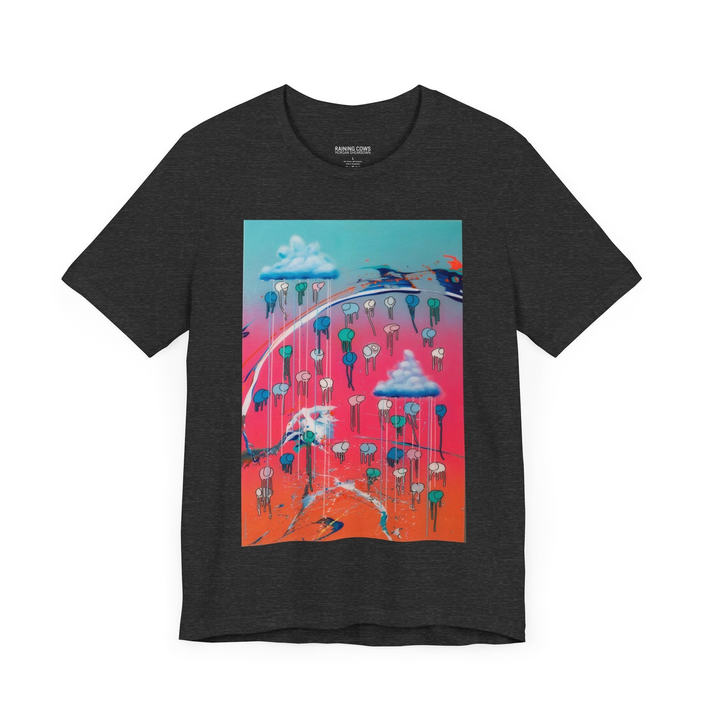 RAINING COWS "Vibrant Horizon" T-Shirt