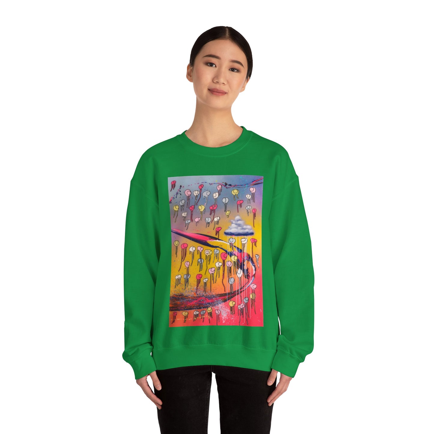 RAINING COWS " "Midnight Sax"" Sweatshirt