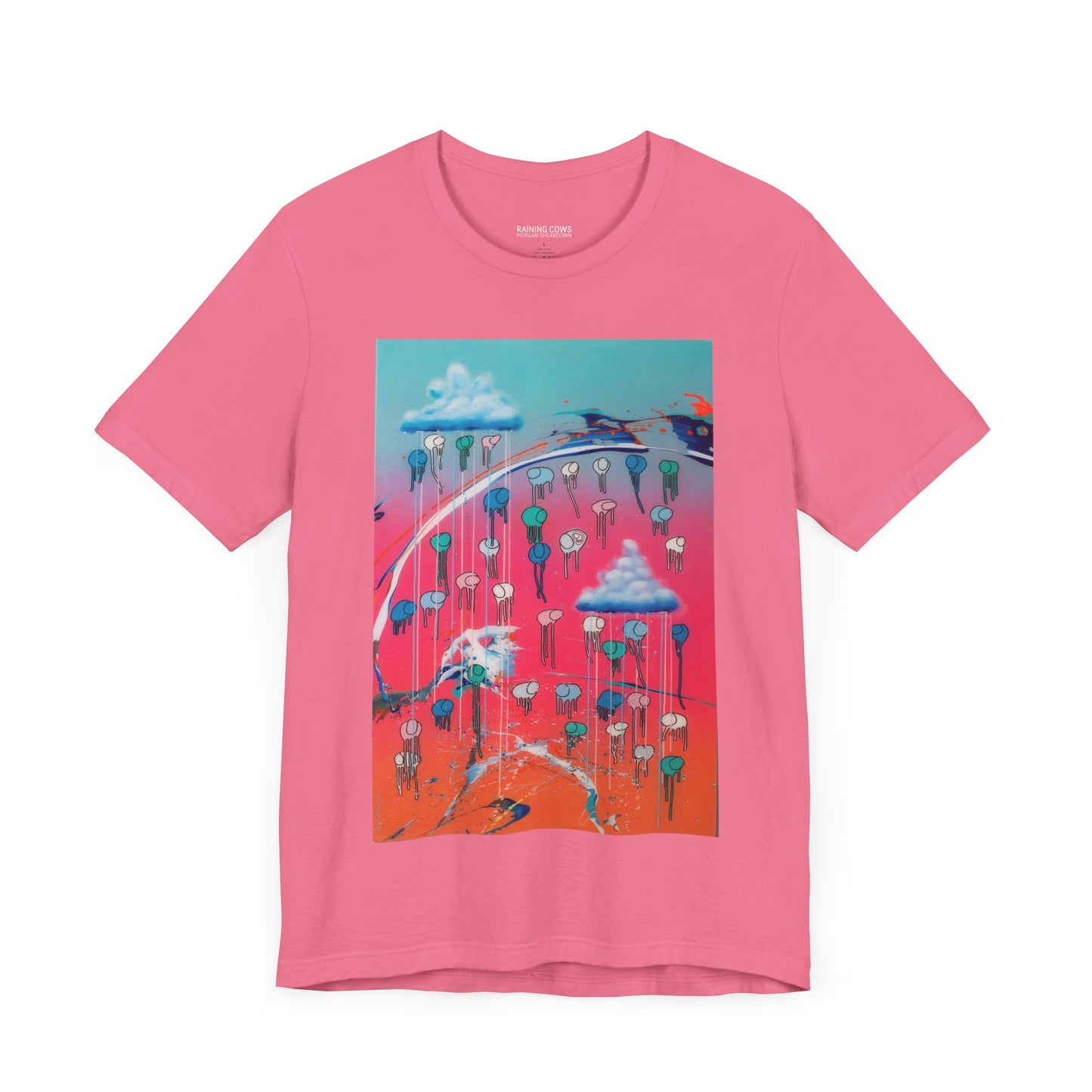 RAINING COWS "Vibrant Horizon" T-Shirt