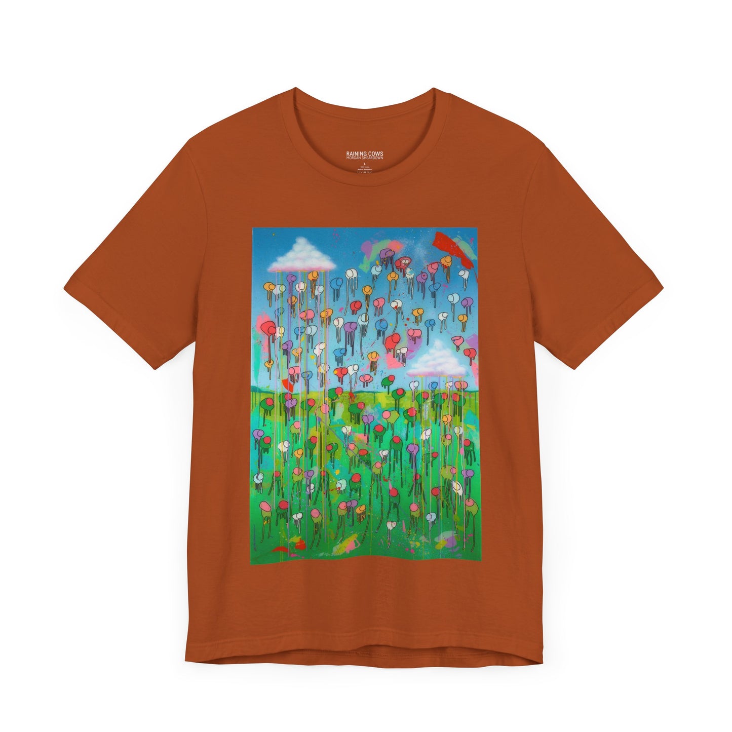 RAINING COWS "A Rose After the Storm" T-Shirt