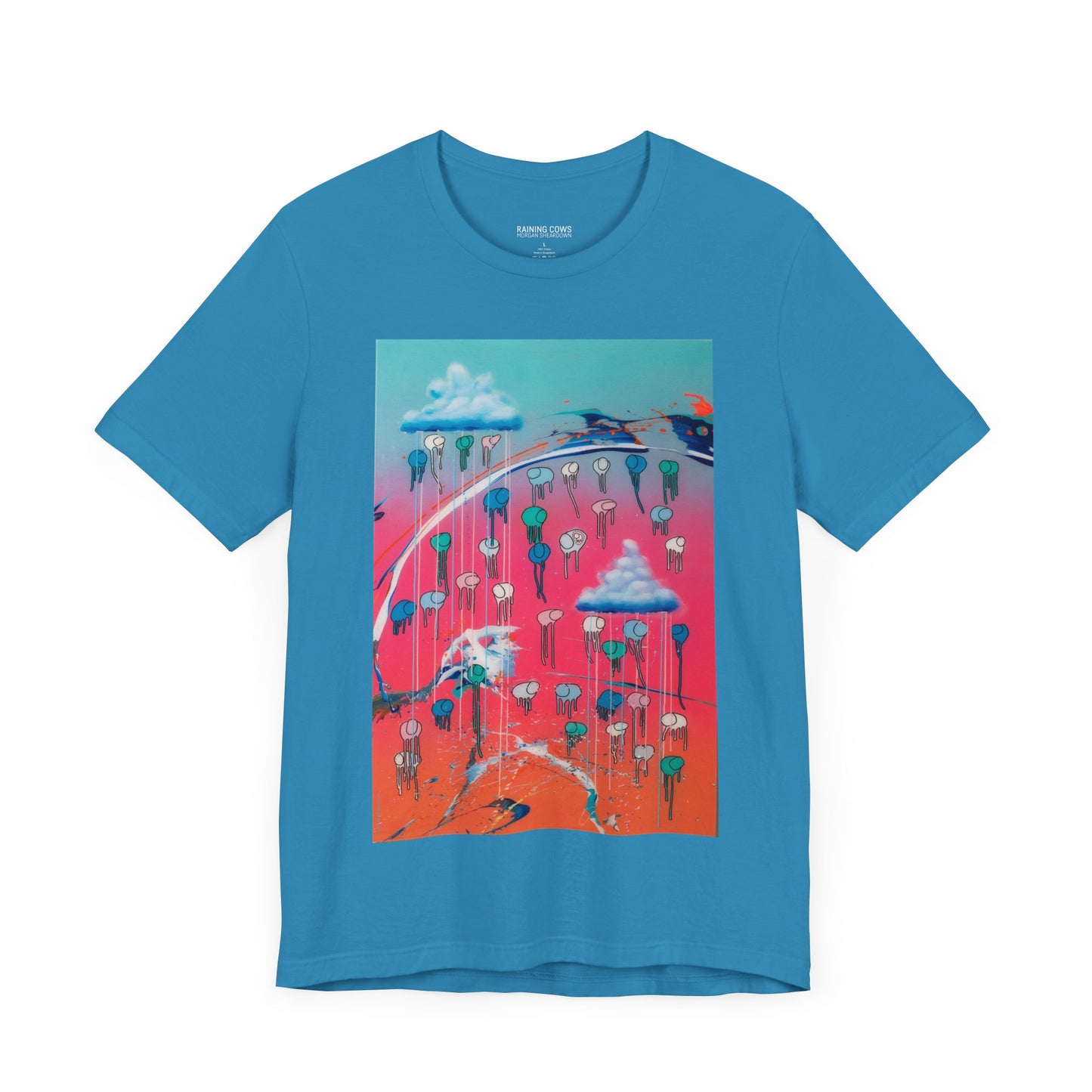 RAINING COWS "Vibrant Horizon" T-Shirt