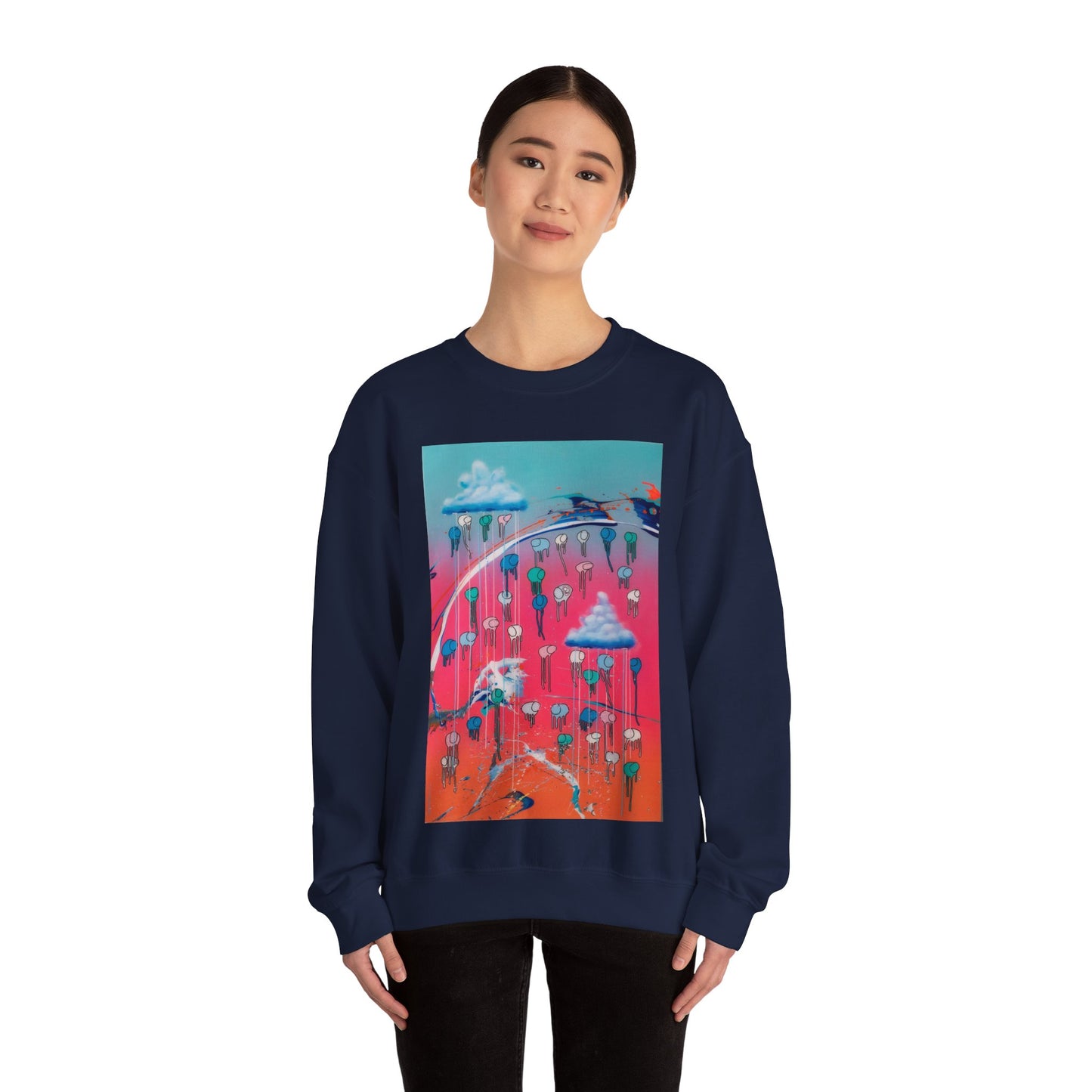 RAINING COWS "Vibrant Horizon" Sweatshirt